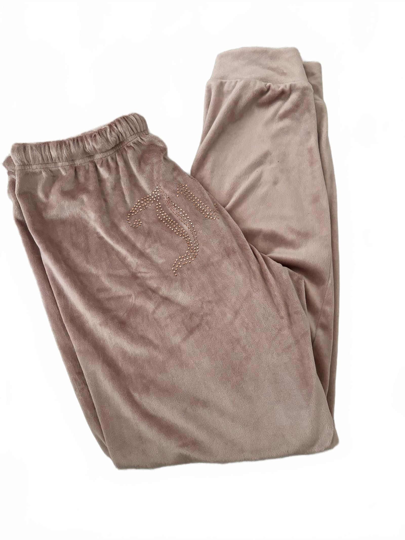 Juicy Couture Jeans NWOT Juicy Couture Velour Sweatpants - Pink with Rhinestones Size 28" / US 6 / IT 42 - 5 Thumbnail