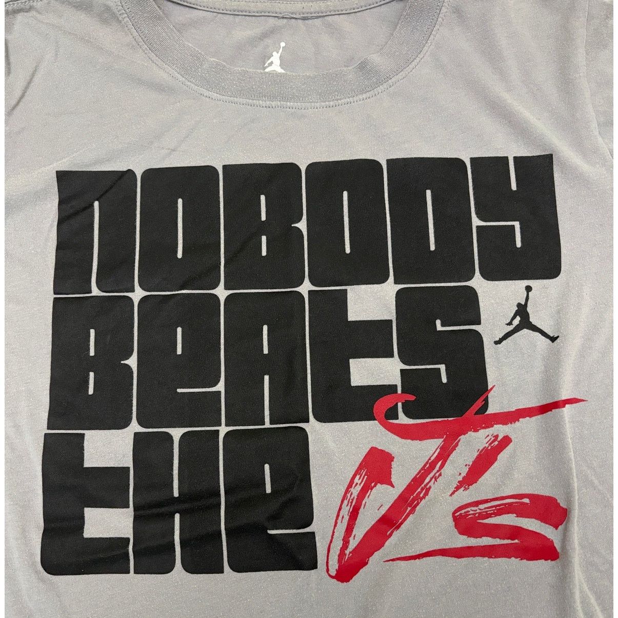 Nike Youth L | NIKE AIR JORDAN Graphic Jump Man Logo Tee T-Shirt Size US XXS / EU 40 - 3 Thumbnail
