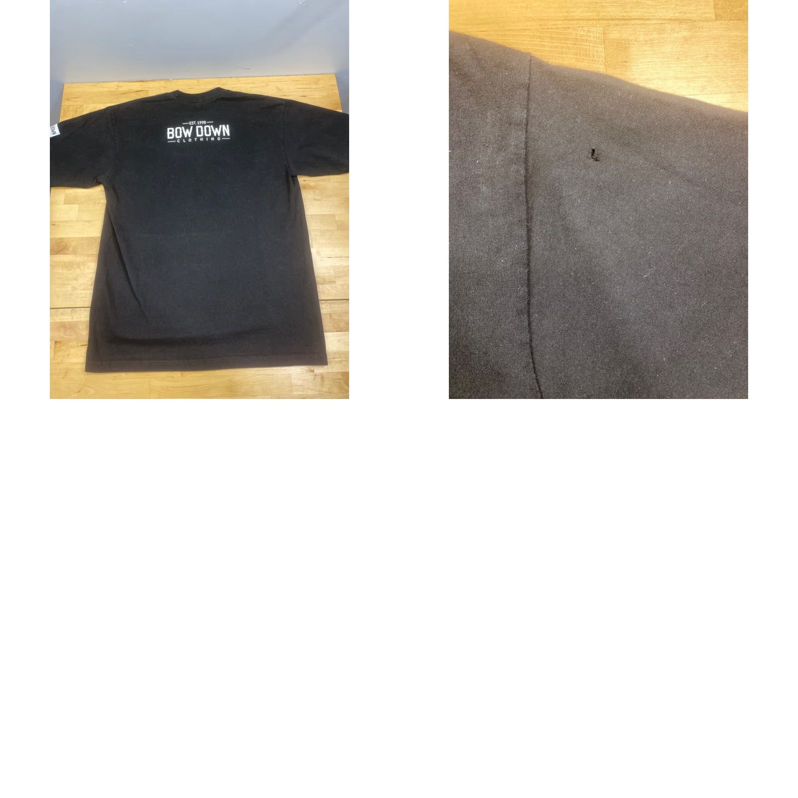 Praying Bow Down Clothing T Shirt Im In Gods Hands Praying Hands Cross Black L Mens Short Sleeve Crew Neck Graphic Print 8107 Size US L / EU 52-54 / 3 - 8 Thumbnail