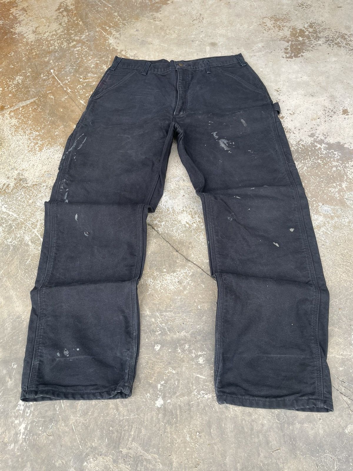 Carhartt carhartt carpenter pant blanket lining duck canvas size 34 Size US 34 / EU 50 - 2 Thumbnail