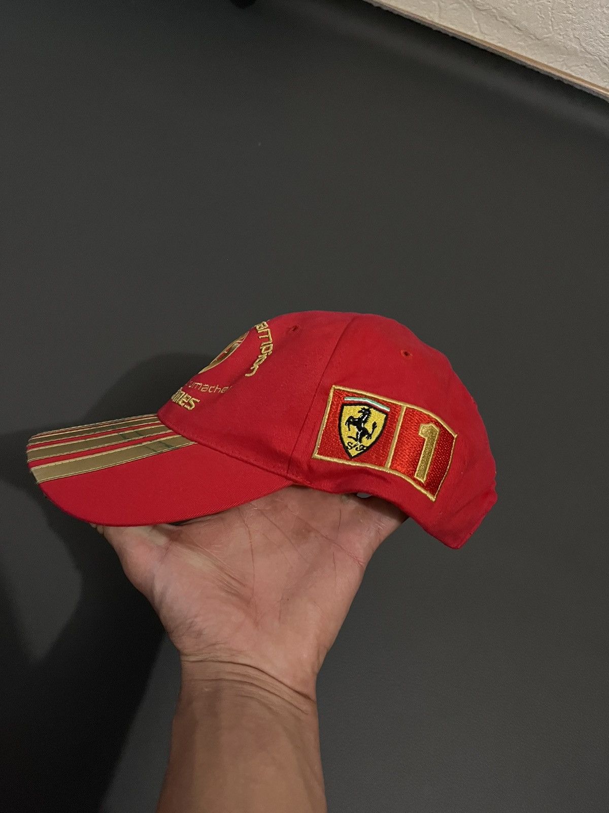 Ferrari × Formula 1 × Vintage FERRARI CAP VINTAGE MICHAEL SCHUMACHER CAP FORMULA 1 CAP Size ONE SIZE - 3 Thumbnail