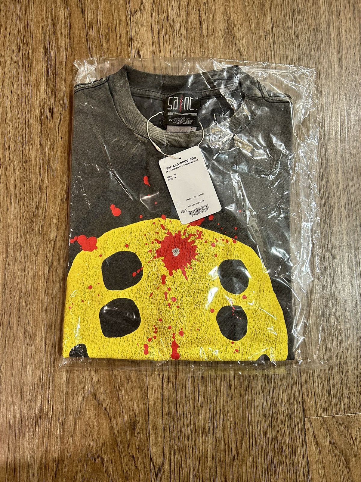 image of Cactus Plant Flea Market Saint Collab in Black, Men's (Size Medium)