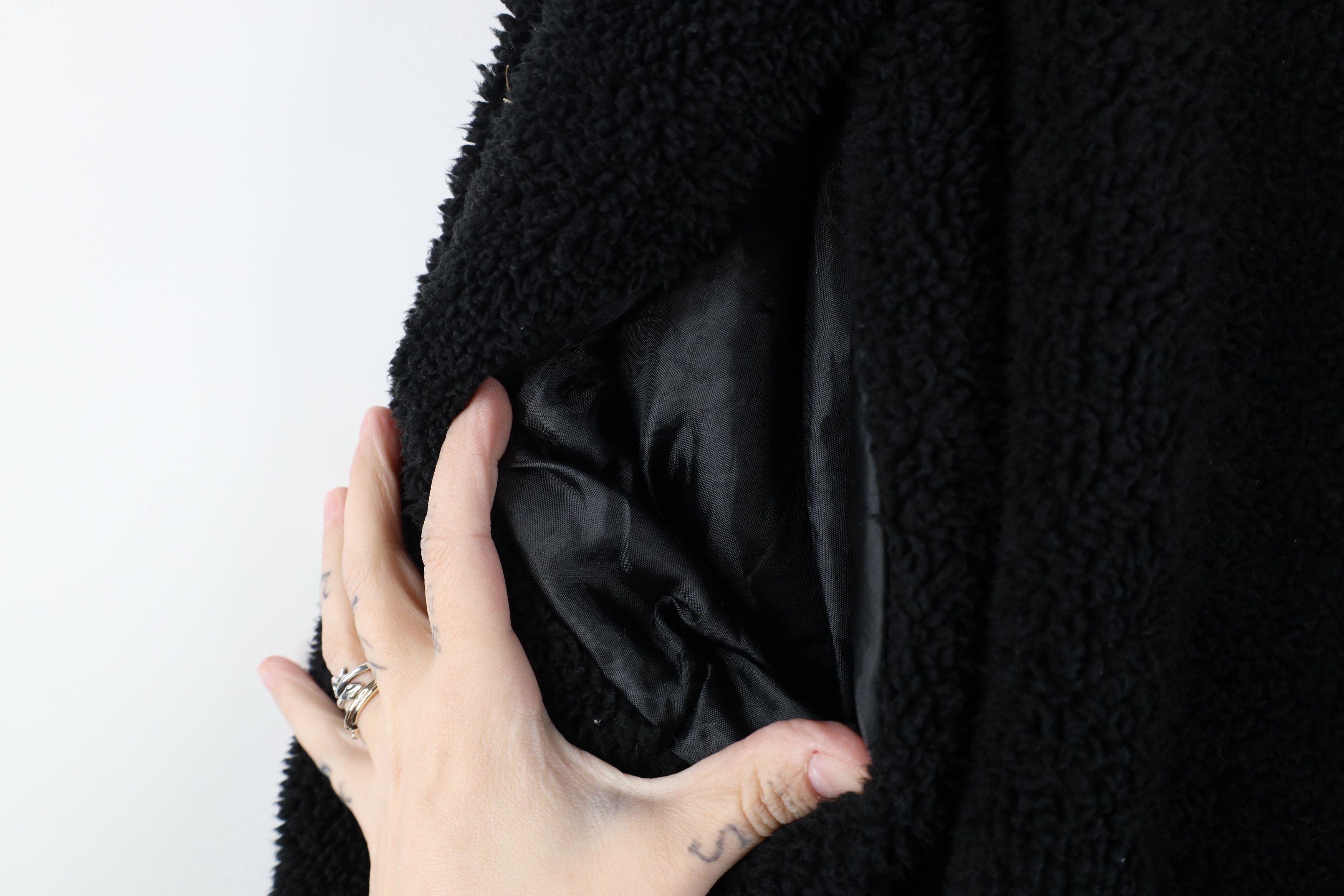 Vintage Vintage Y2K Streetwear Pile Fleece Lined Full Zip Hoodie Size US M / EU 48-50 / 2 - 10 Thumbnail