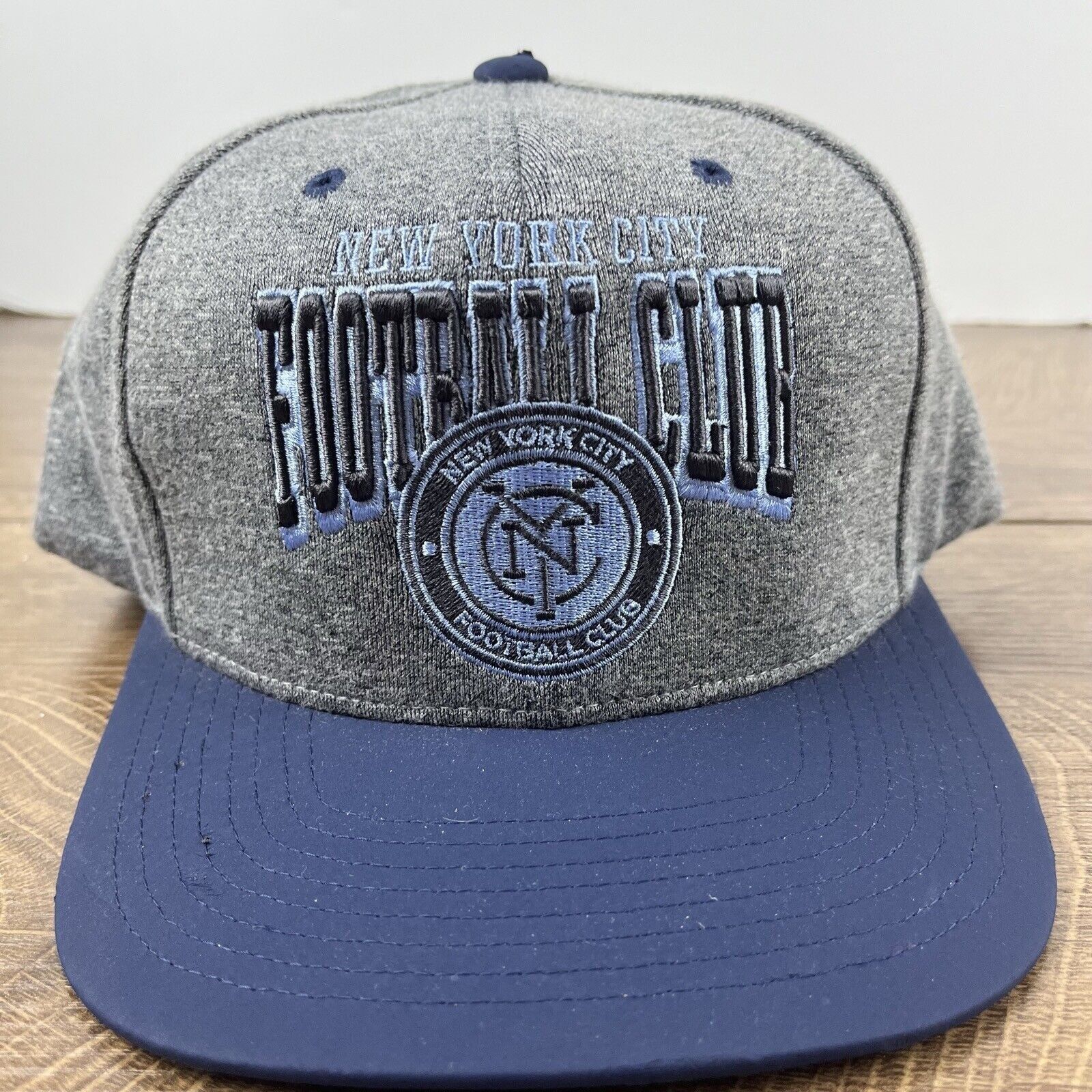 Mitchell & Ness New York City FC Hat Mitchell & Ness Hat Gray Cap Adjustable Size ONE SIZE - 6 Thumbnail