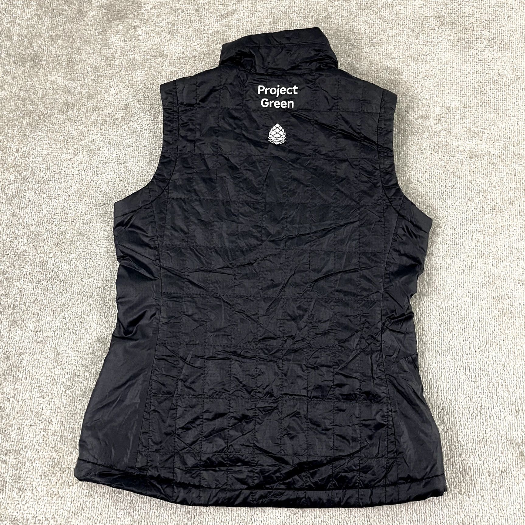 Vintage STIO Vest Medium Boundary Black Azura Lightweight Quilted Full Zip Nylon Womens Size M / US 6-8 / IT 42-44 - 2 Thumbnail