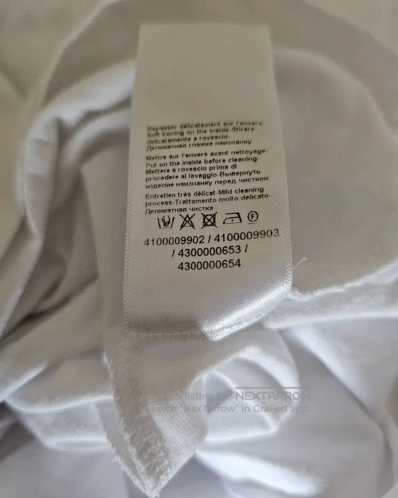 Lanvin Lanvin White Embroidered Short Sleeve T. Size US S / EU 44-46 / 1 - 6 Thumbnail