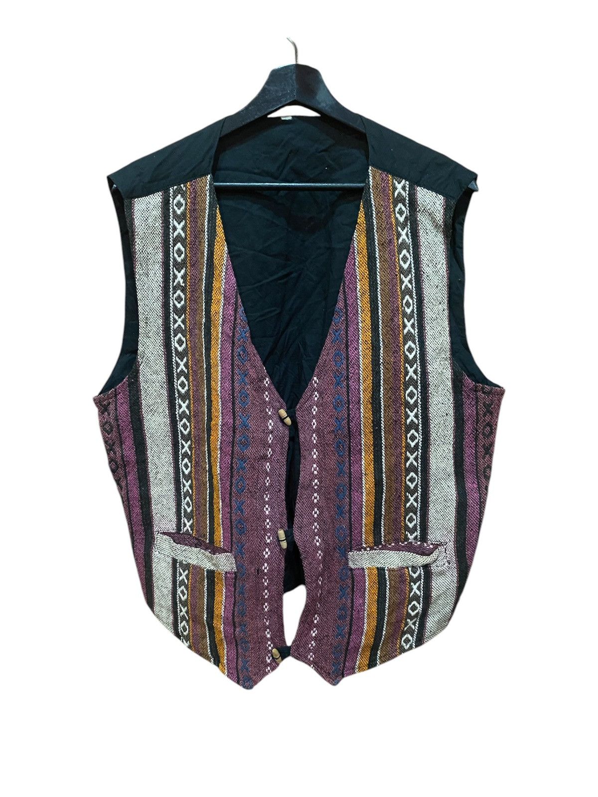 Alternative Vintage VINTAGE AZTEC NAVAJO VEST JACKET Grailed