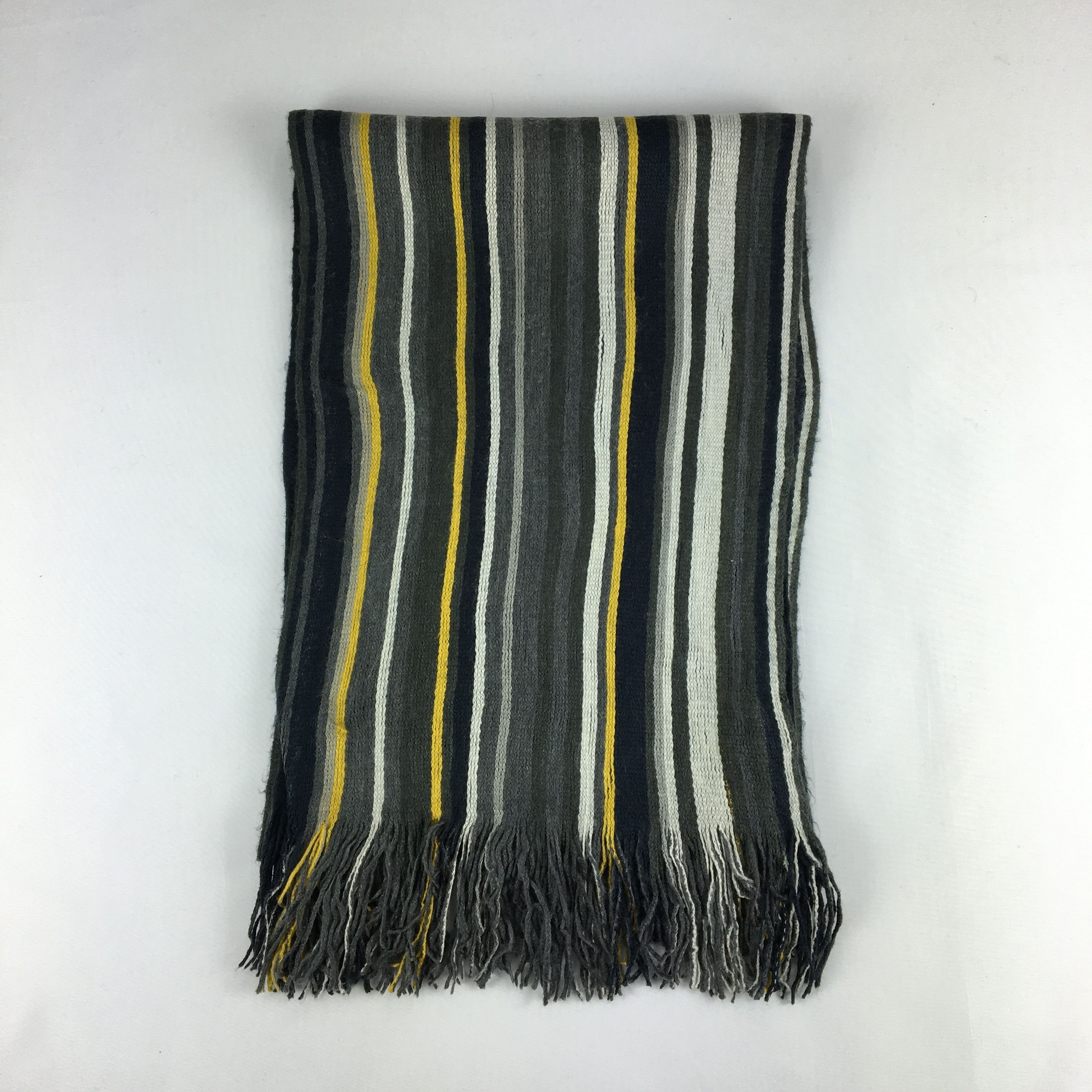 Japanese Brand Vintage Takeo Kikuchi Scarf Muffler Knitted Wool Scarves . Size ONE SIZE - 2 Thumbnail