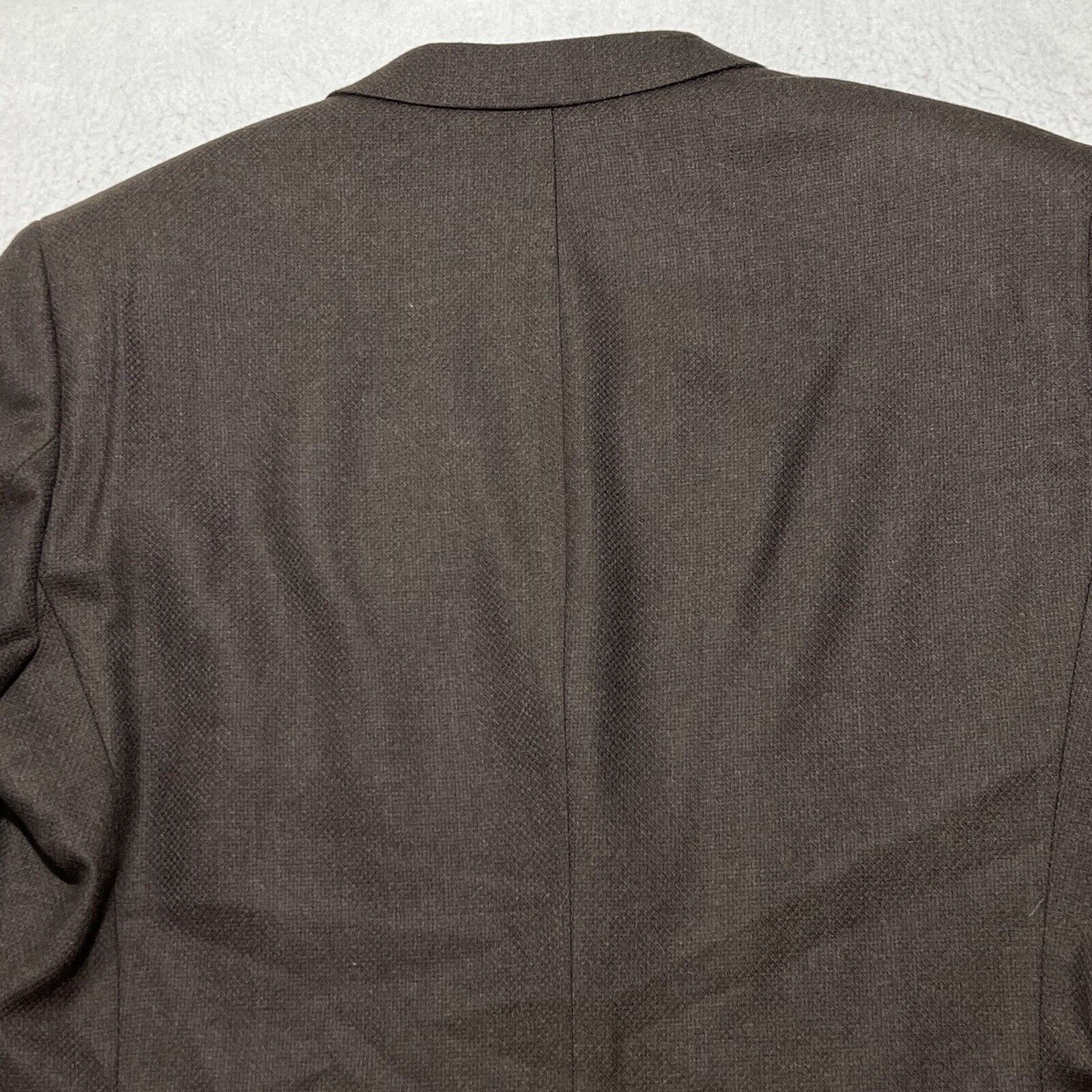 Other Portofino Gage Wool Brown Career Suit Jacket Sport Coat Size 48L - 16 Thumbnail