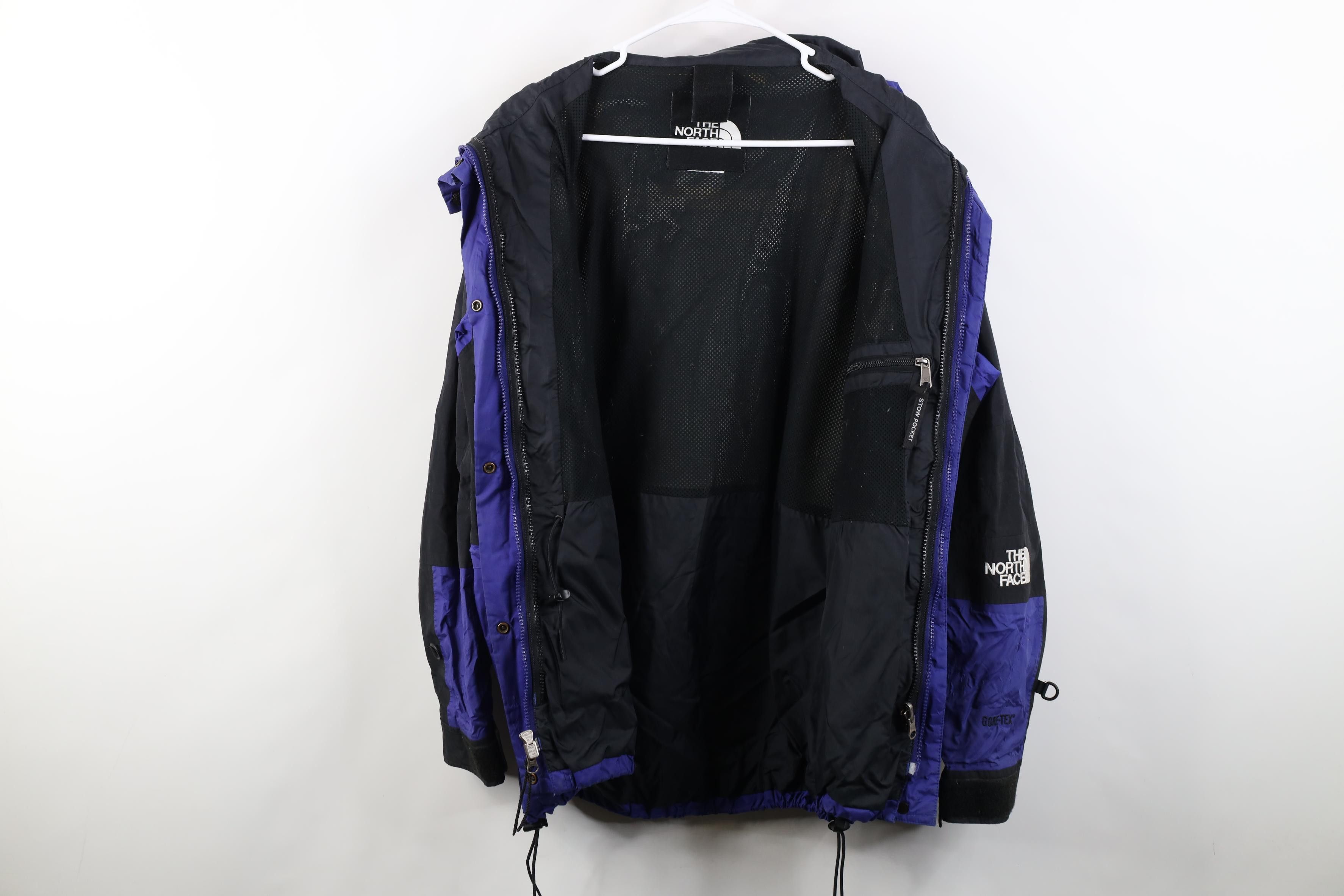 The North Face Vintage 90s The North Face Goretex Hooded Rain Jacket Coat Size US XL / EU 56 / 4 - 12 Thumbnail