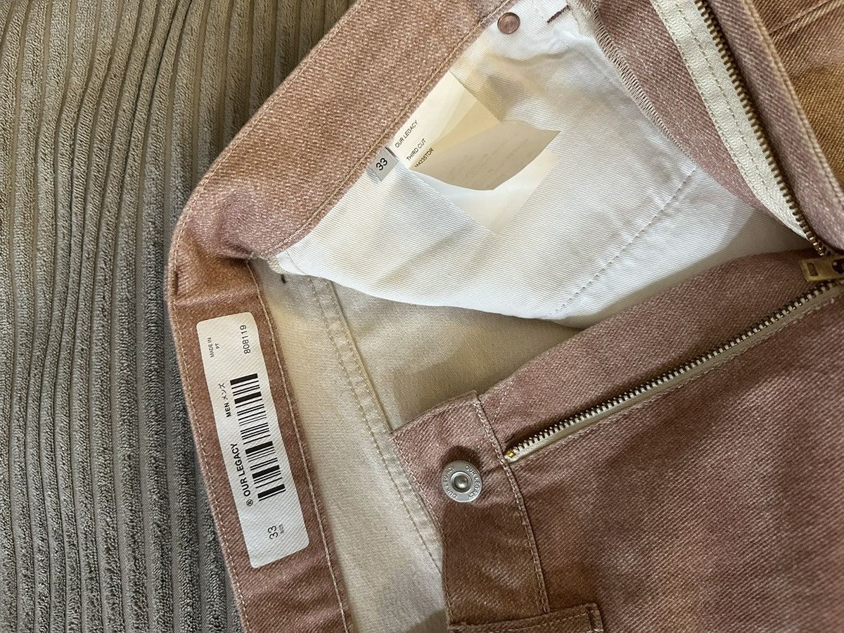 Our Legacy Our Legacy Third Cut Jeans in Pink Size US 33 - 8 Thumbnail