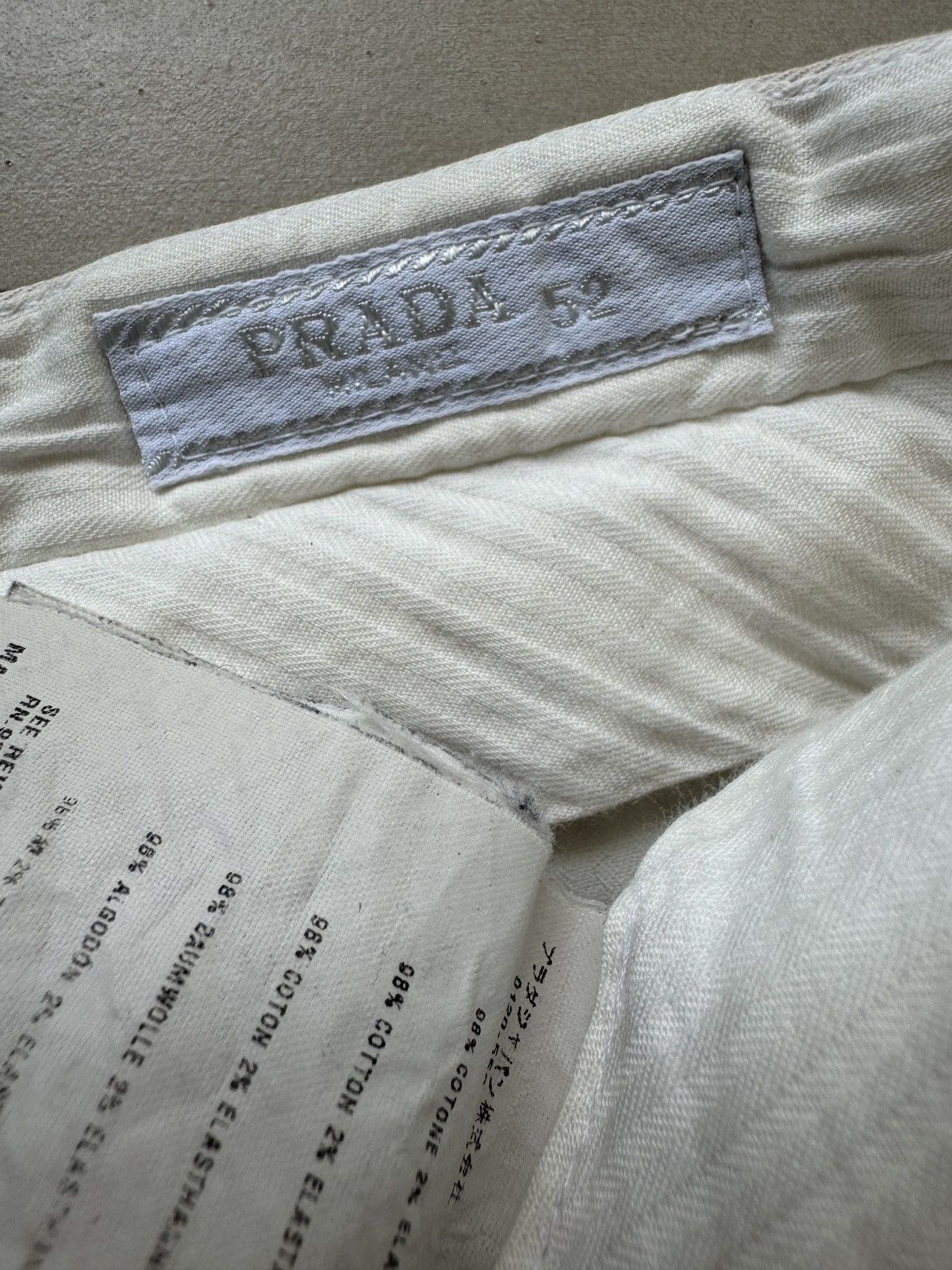 Prada PRADA TAILORED BEIGE PANT Size US 32 / EU 48 - 2 Thumbnail