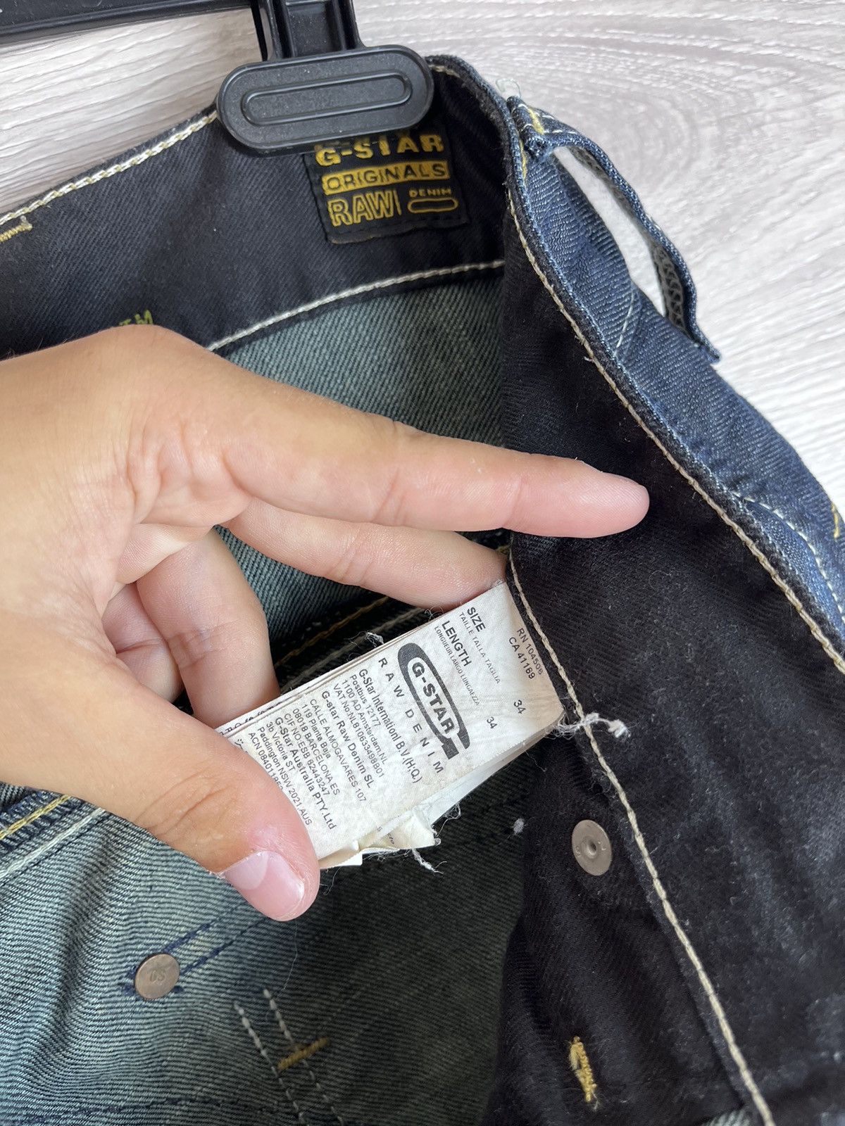 G-Star Men’s jeans G-star originals raw size 34 y2k drill Size US 34 / EU 50 - 7 Thumbnail