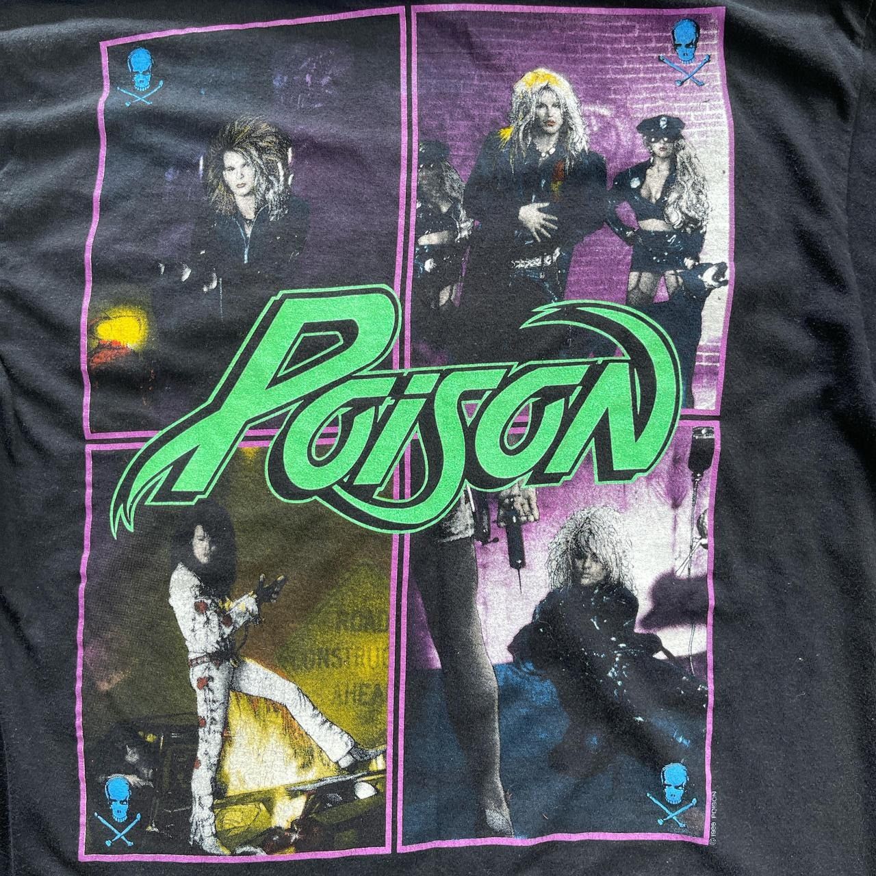 Vintage Vintage 80s Poison Open Up and Say Ahh Concert Tour Tee Size US XL / EU 56 / 4 - 6 Thumbnail