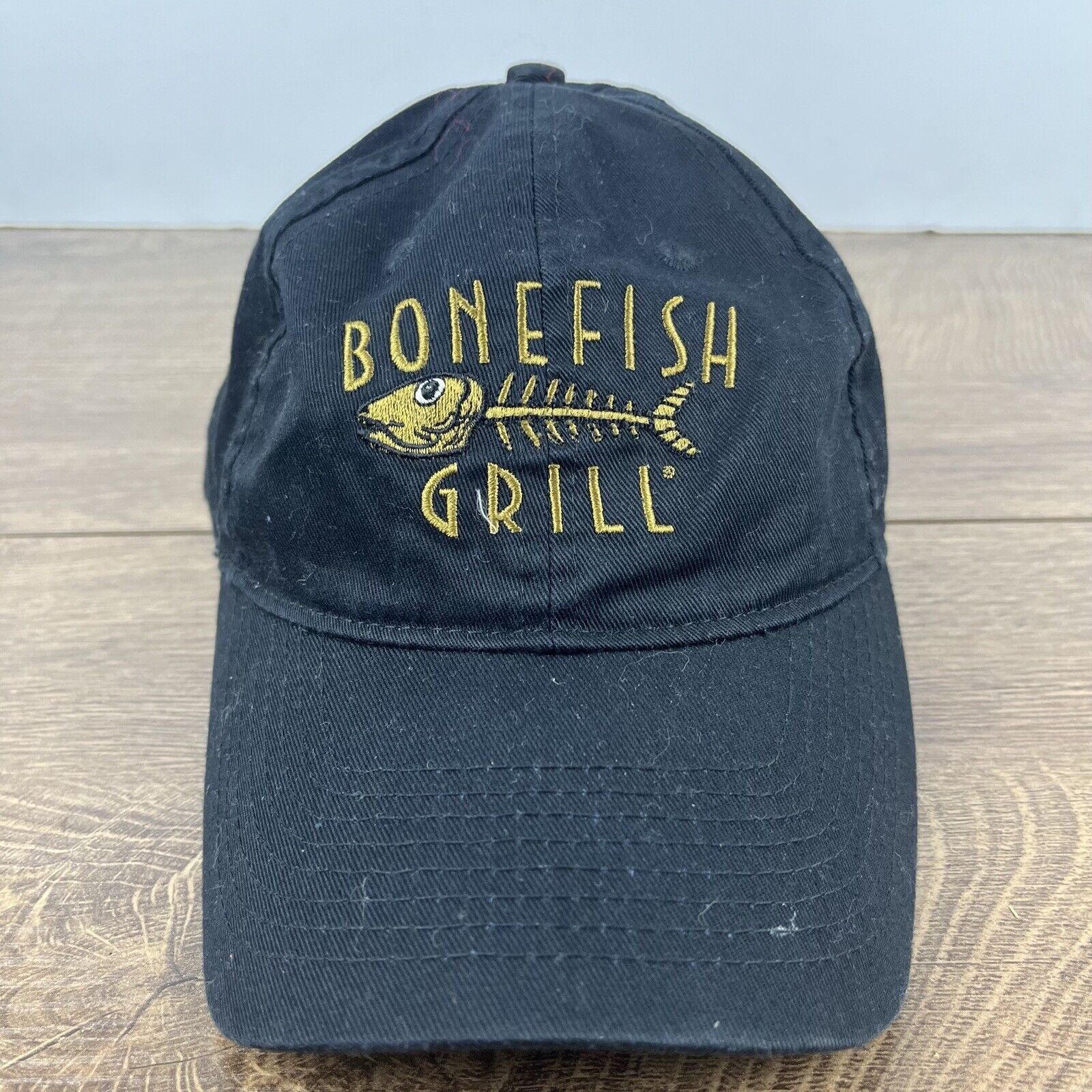 Other Bonefish Grill Hat Bonefish Cap Hat Black Hat Adjustable Bla Size ONE SIZE - 3 Thumbnail