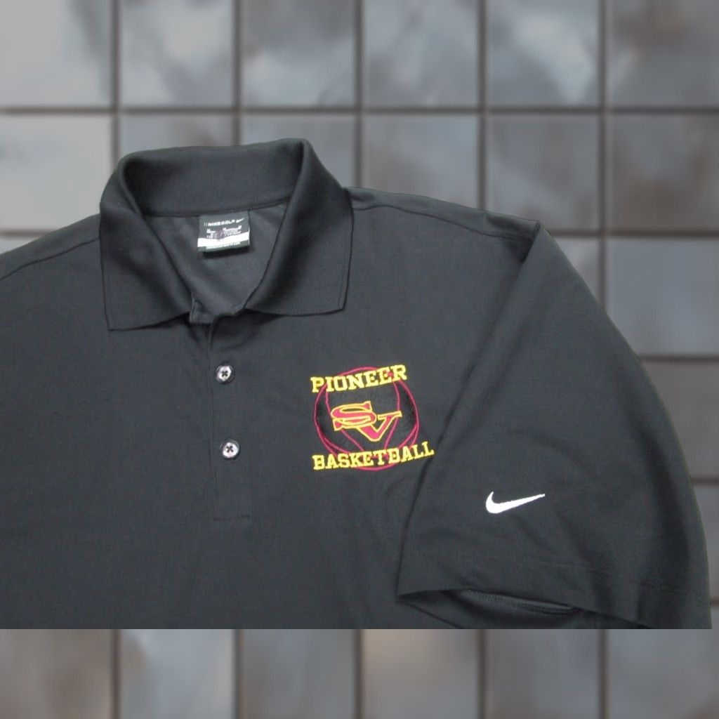 Nike Nike Polo Mens M Black Basketball Dri-Fit High School Simi Valley Pioneers Size US M / EU 48-50 / 2 - 1 Thumbnail