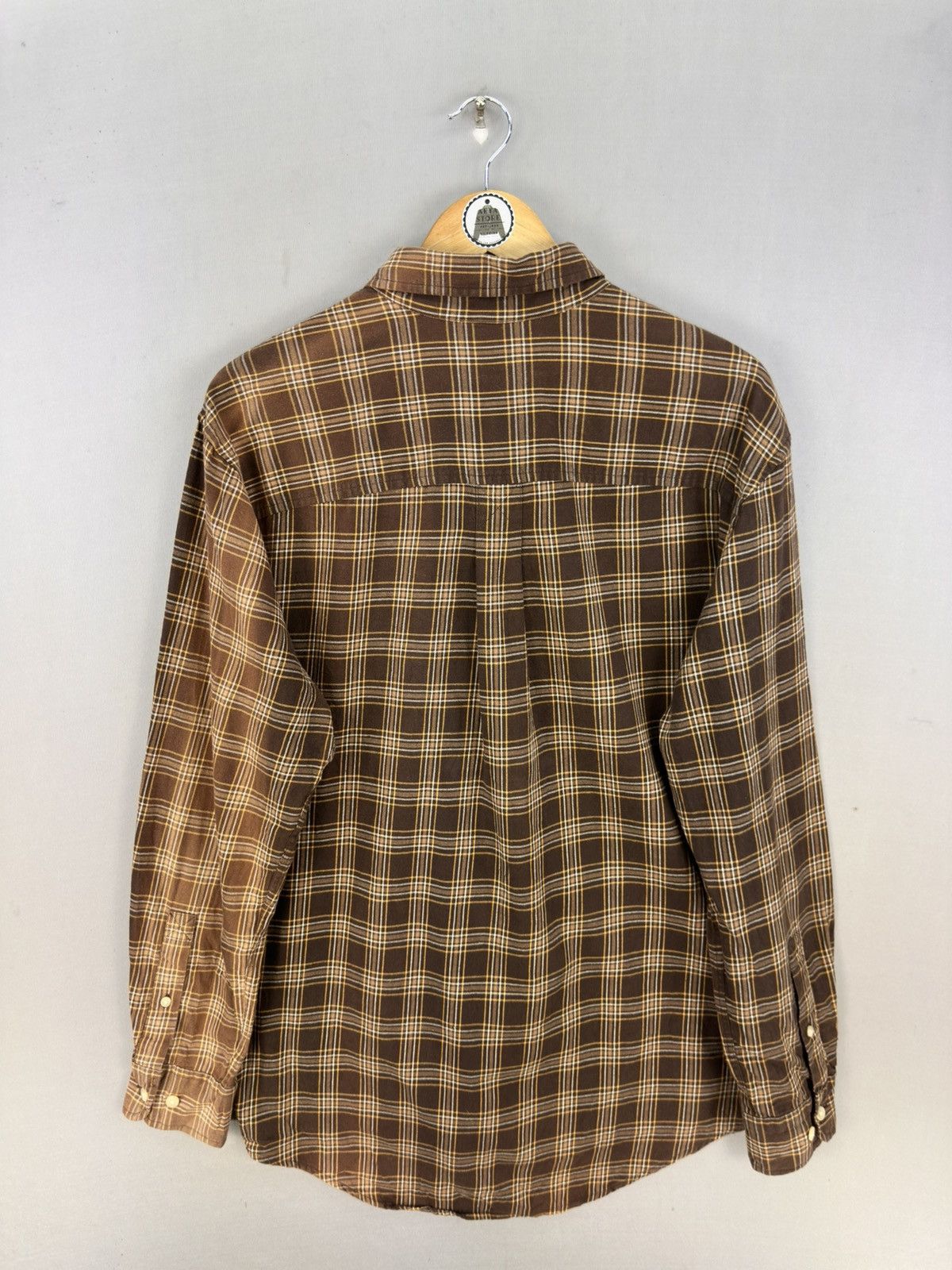 Timberland Vintage 90’s Timberland Plaid Check Flannel Shirt Button Up Size US L / EU 52-54 / 3 - 4 Thumbnail