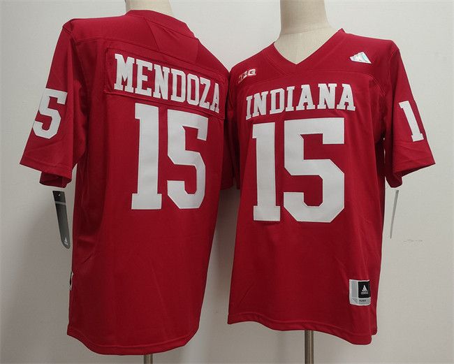 Other Men's Indiana Hoosiers #15 Fernando Mendoza Red 2026 Jersey Size US S / EU 44-46 / 1 - 1 Thumbnail