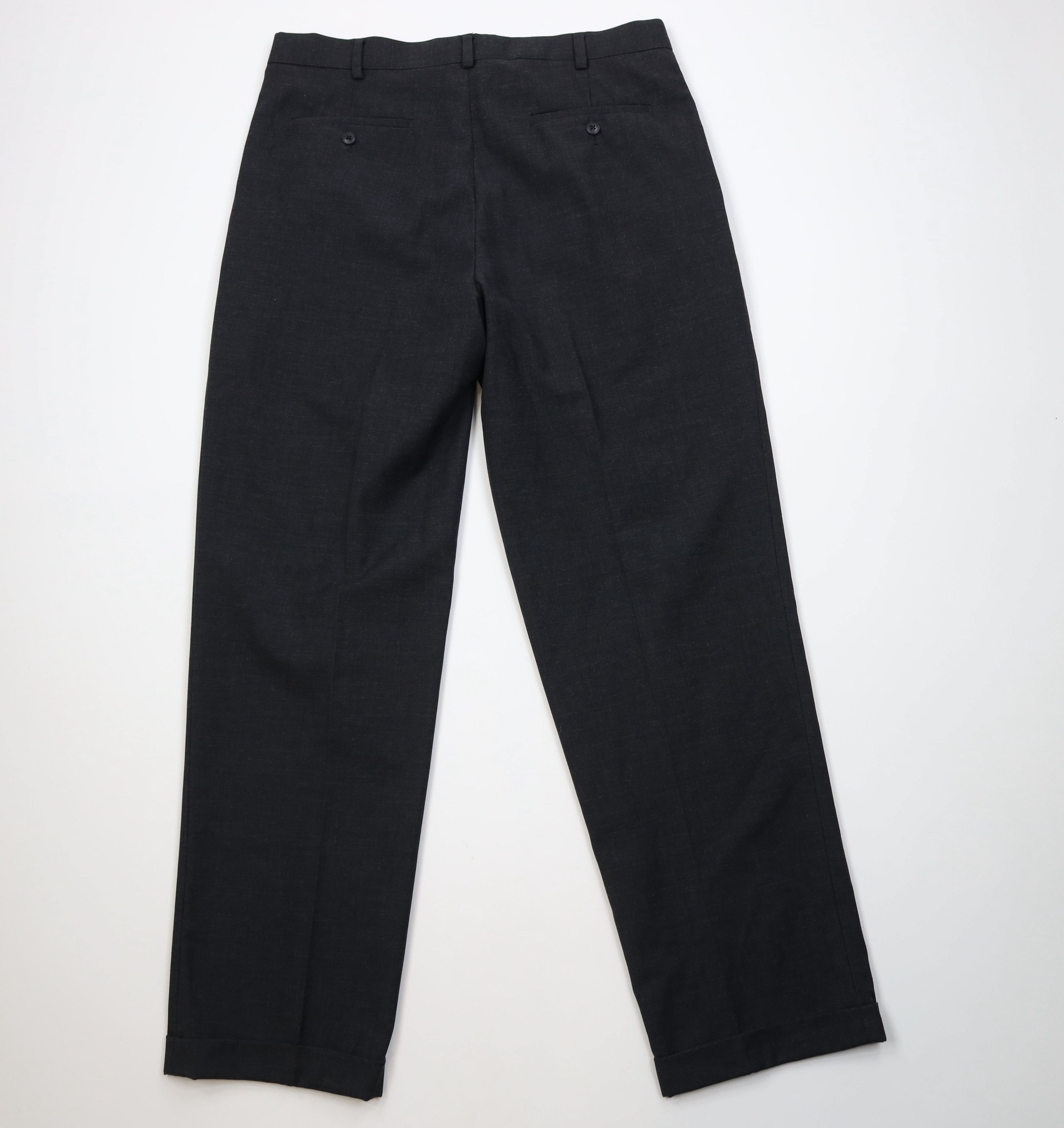 Vintage Vintage 90s Streetwear Gabardine Knit Wide Leg Chino Pants Size US 36 / EU 52 - 9 Thumbnail