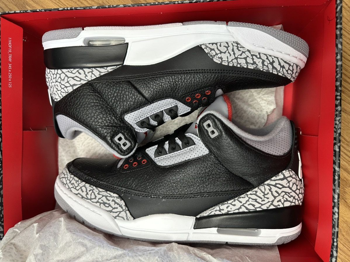 Jordan Brand × Nike Jordan 3 Black Cement Size US 11.5 / EU 44-45 - 1 Thumbnail