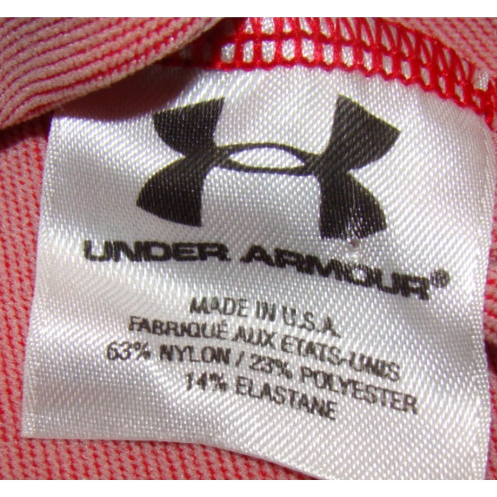Under Armour Under Armour Mens Small Red Heat Gear 1/4 Zip Long Sleeve Running Pullover Top Size US S / EU 44-46 / 1 - 7 Thumbnail