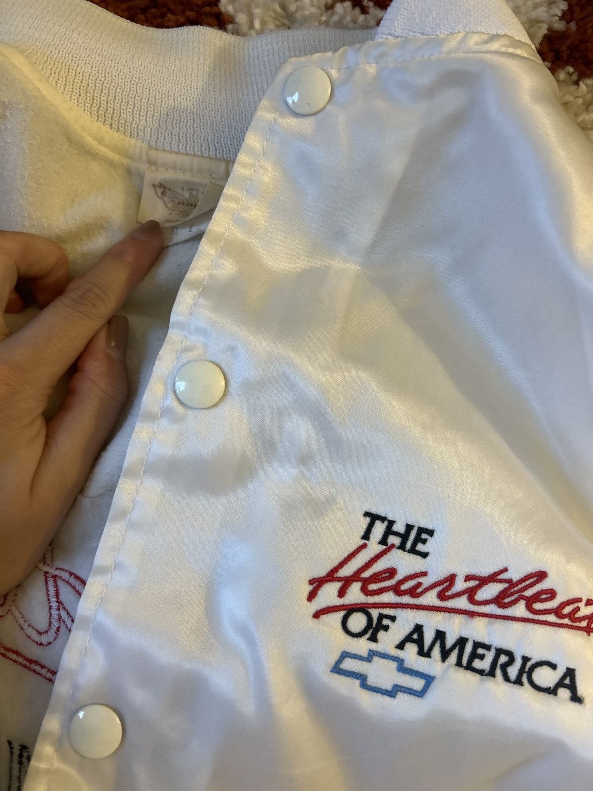 Vintage Vintage Chevrolet Jacket Size US XL / EU 56 / 4 - 3 Thumbnail