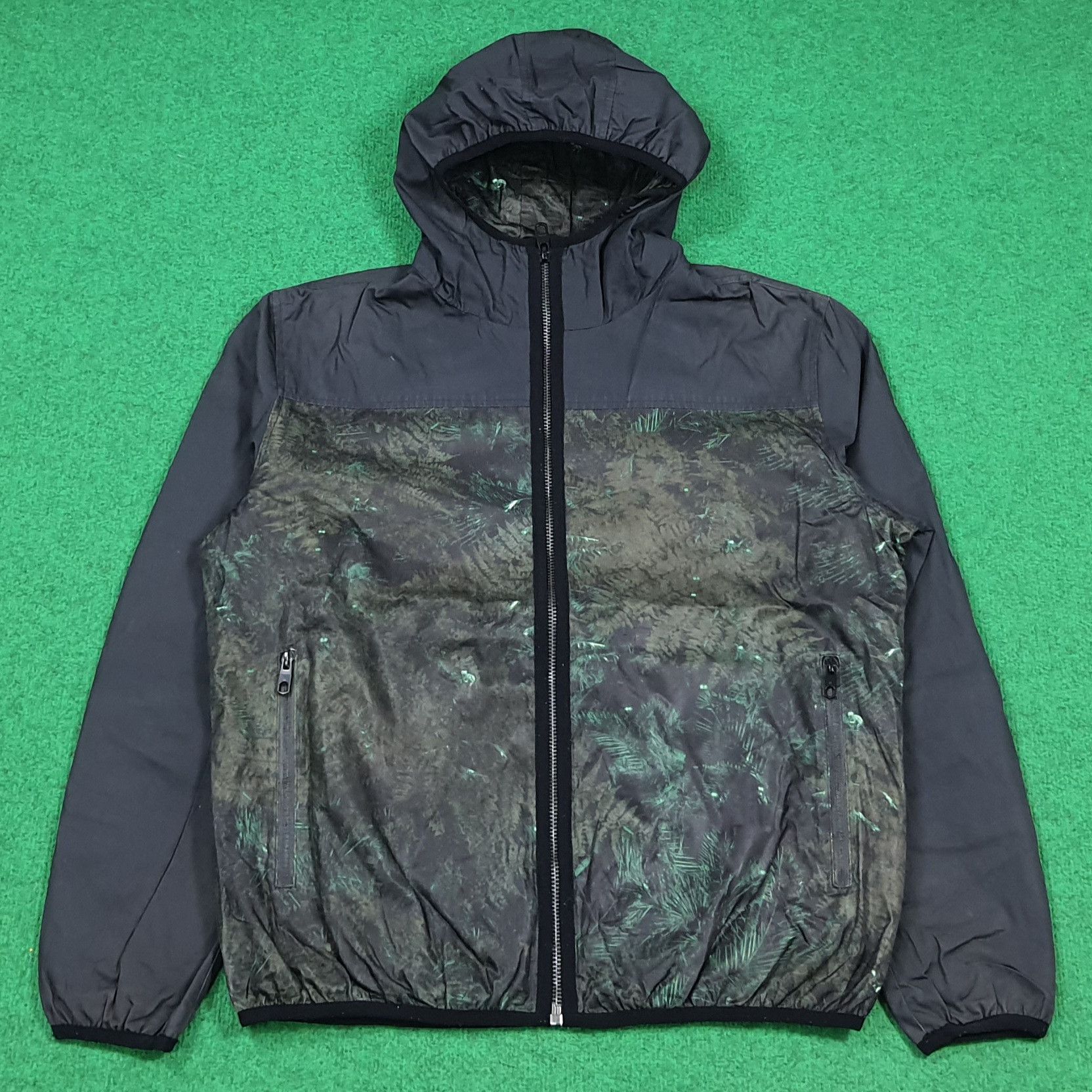 Zara Vintage Zara Man Floral Botanical Print Hooded Jacket C289N5 Size US M / EU 48-50 / 2 - 1 Thumbnail