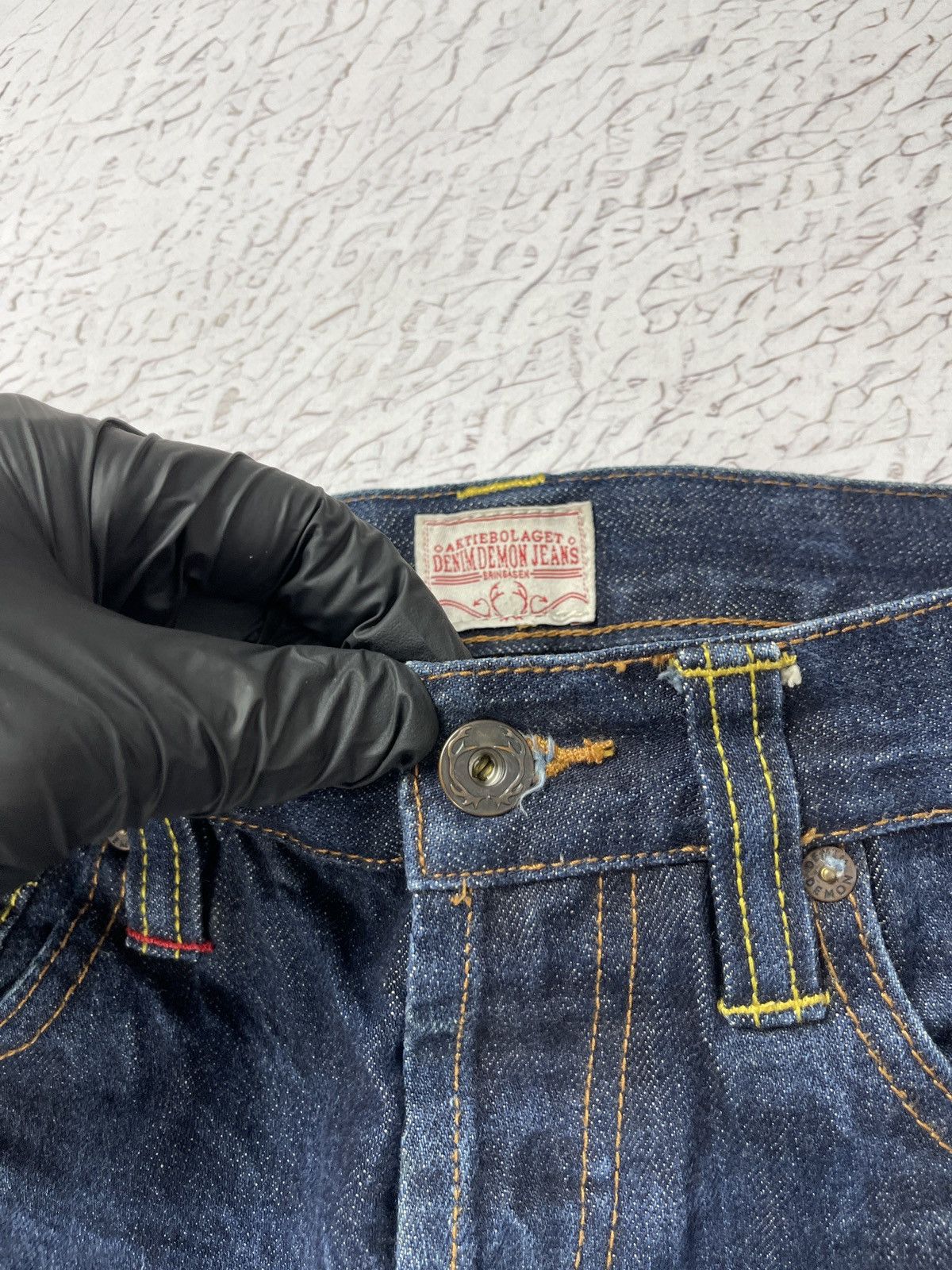 Denim Demon Aktiebolaget Denim Demon AAJJA Raw Selvedge Blue Jeans Men’s Size US 31 - 11 Thumbnail