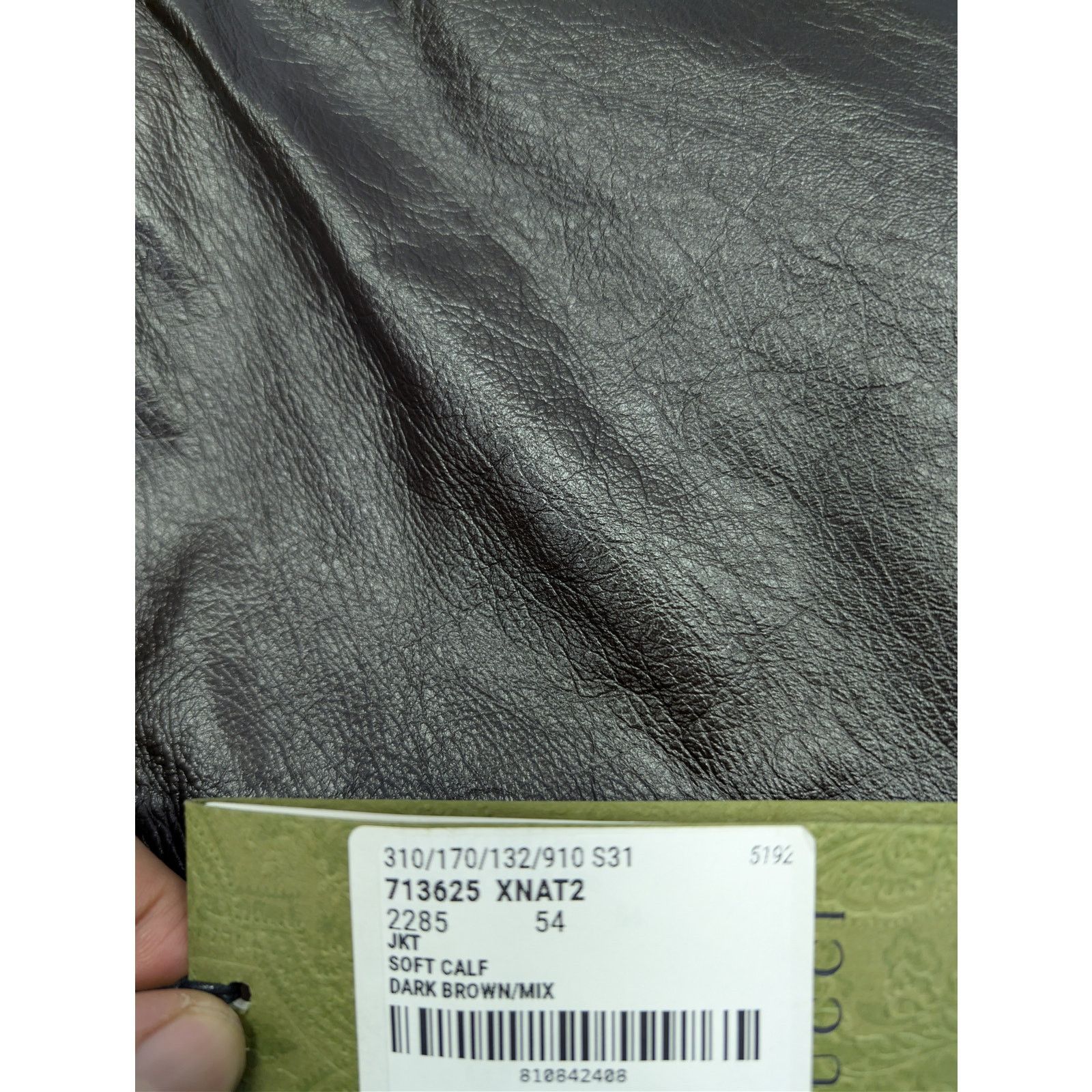 Gucci o1rshd1 Reversible Soft Calf Jacket in Dark Brown/Mix Size US L / EU 52-54 / 3 - 21 Thumbnail