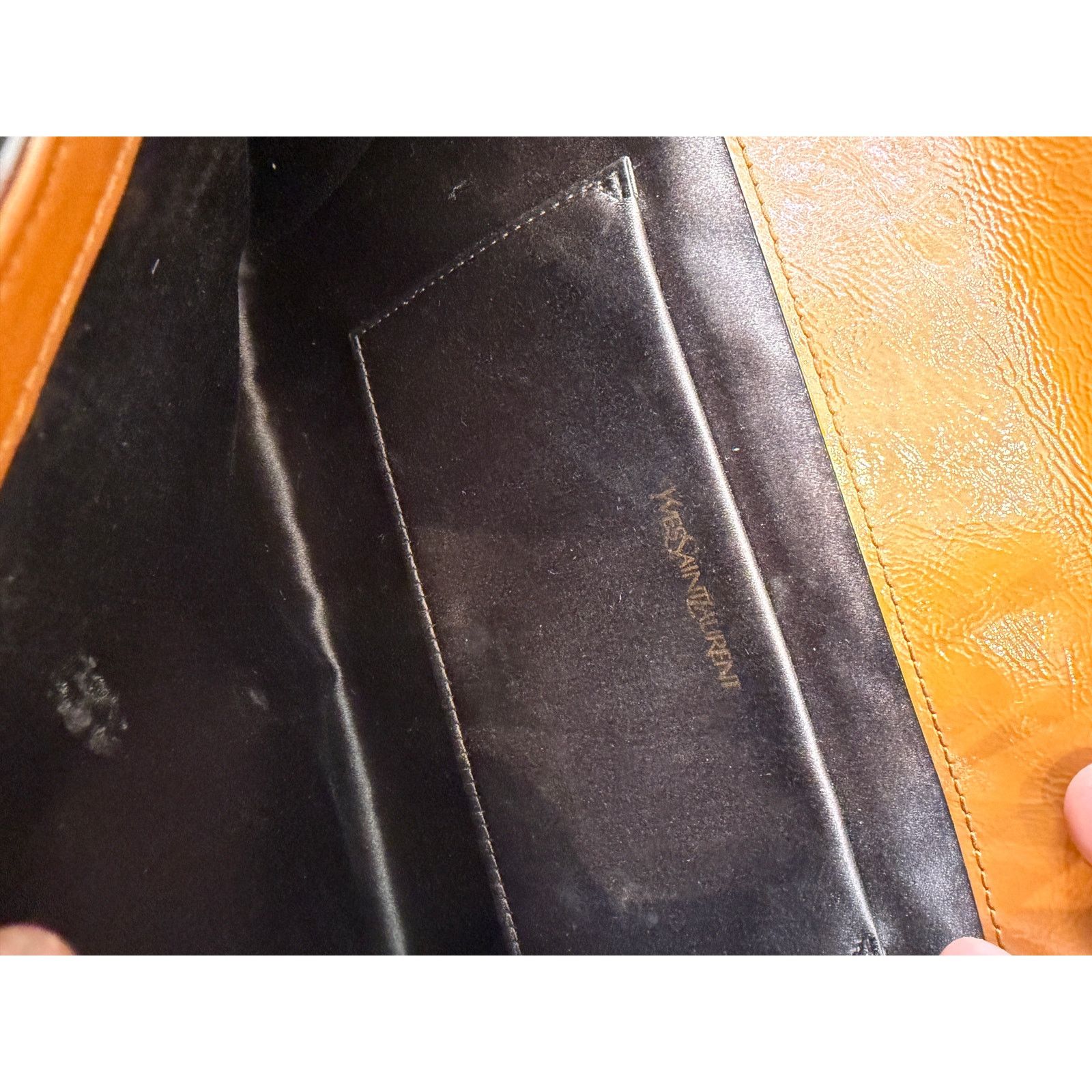 Yves Saint Laurent YSL Belle de Jour Patent Leather Clutch Bag Size ONE SIZE - 6 Thumbnail