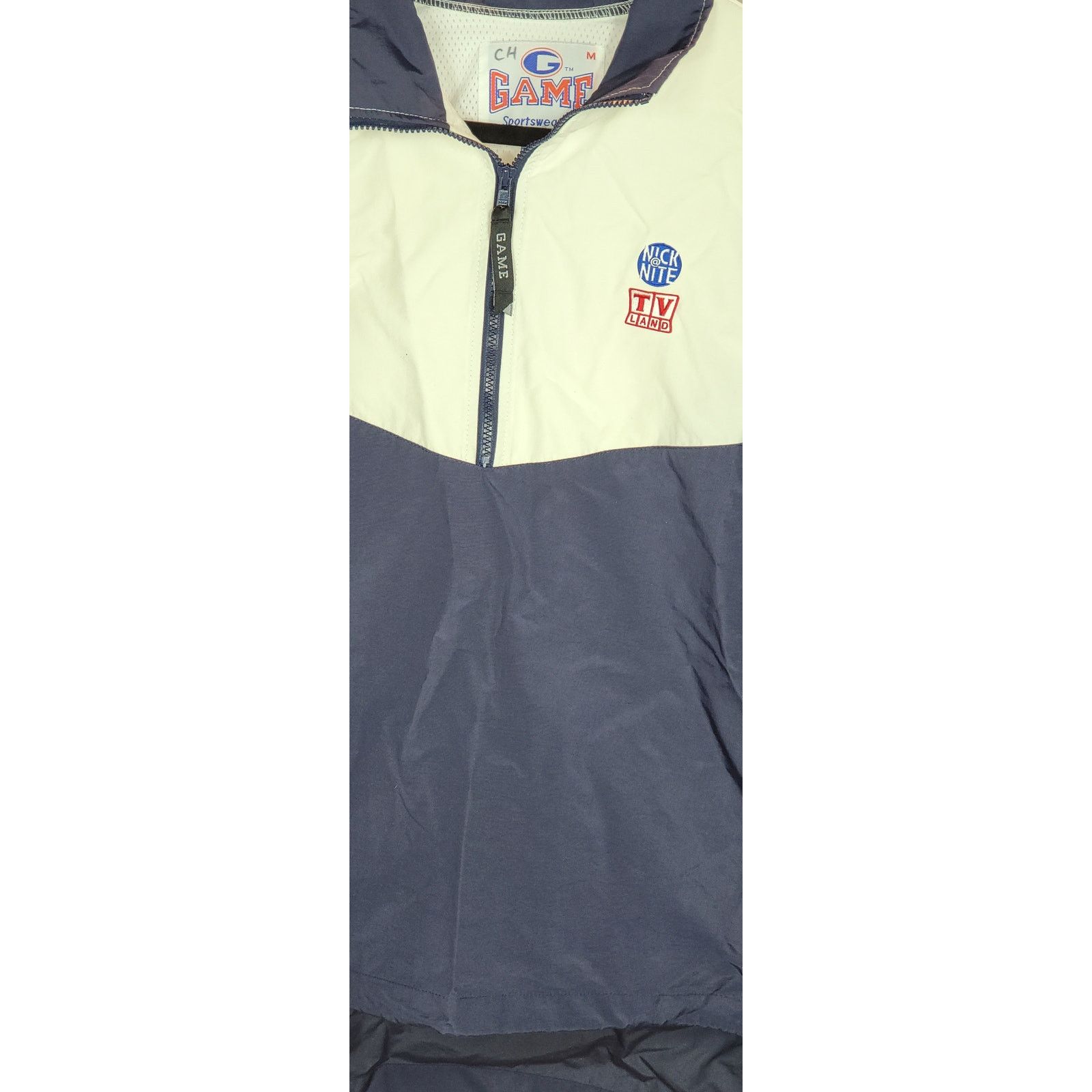 Russell Athletic Vintage "Nick at Nite" branded windbreaker Jacket Size M Size M / US 6-8 / IT 42-44 - 3 Thumbnail