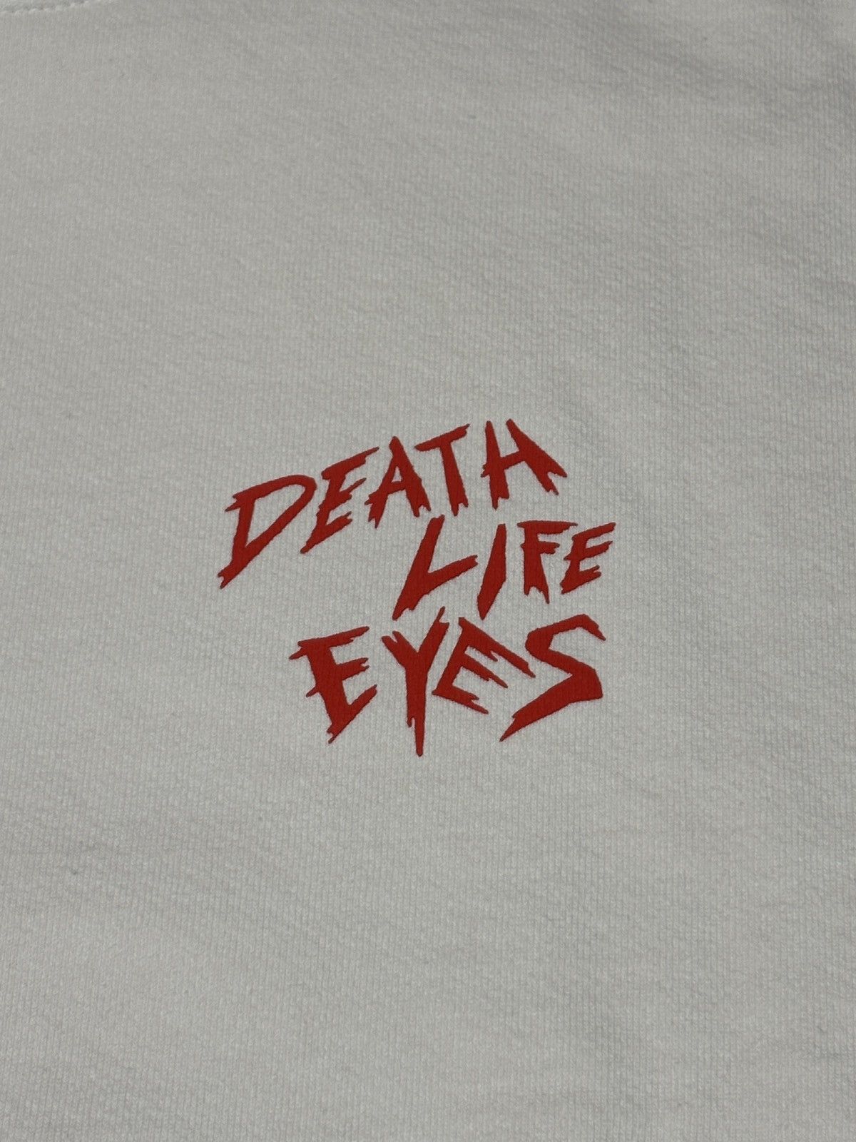 Warren Lotas 2024 Warren Lotas “Death Life Eyes” Cream Hoodie Size M Size US M / EU 48-50 / 2 - 6 Thumbnail