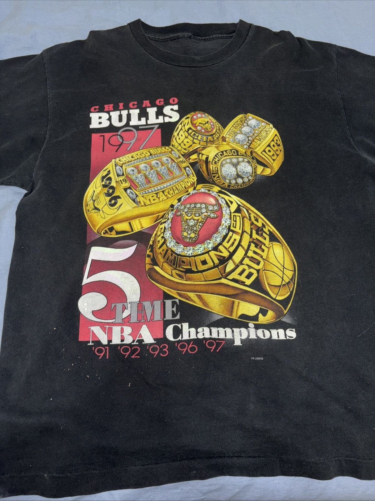 Vintage Single stitch 1997 Chicago bulls championship tee Size US XL / EU 56 / 4 - 1 Thumbnail