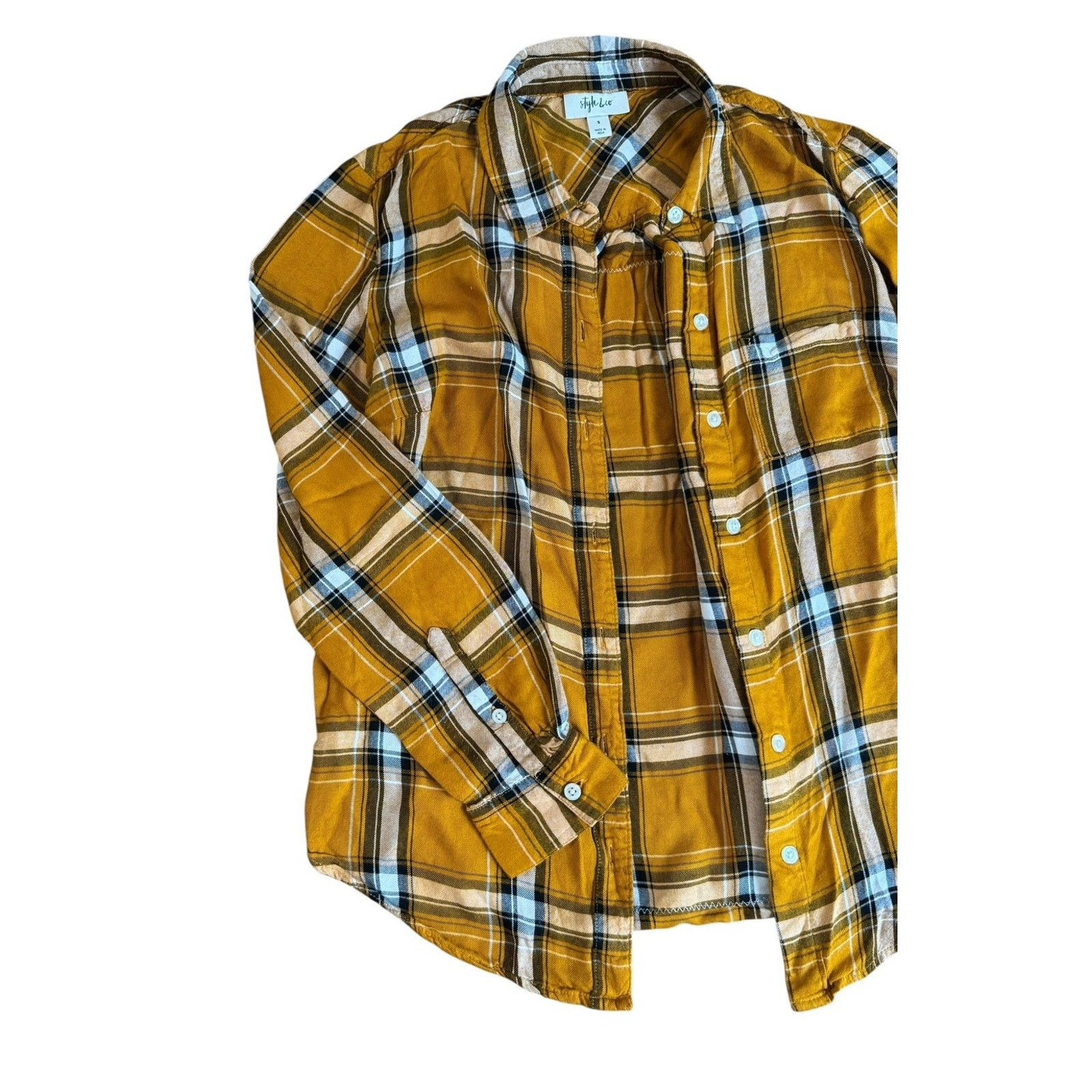 Other LIZZO Plaid Flannel Rap Hip Hop Plaid Flannel Shirt Blouse Size S / US 4 / IT 40 - 4 Thumbnail