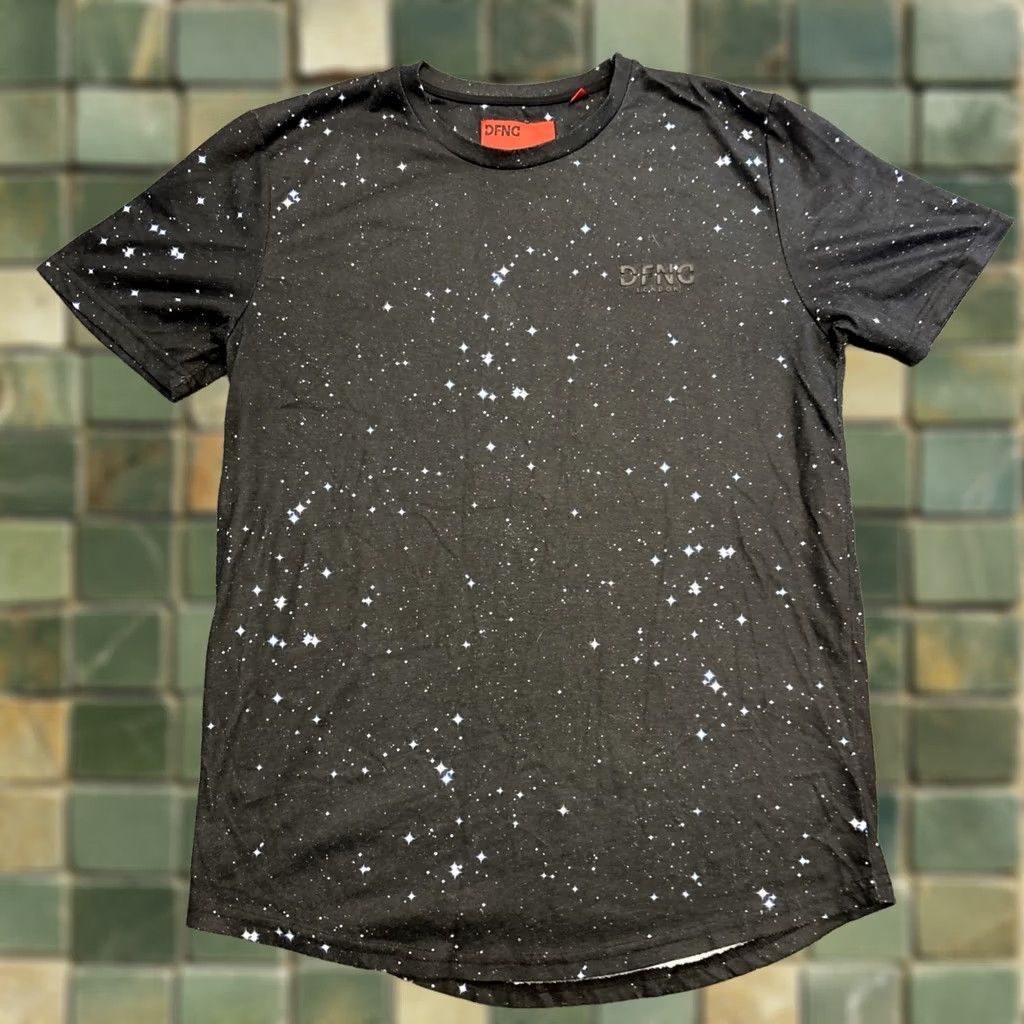 Vintage DFND London Shirt Mens M Black Men Star Print Short Sleeve Size US M / EU 48-50 / 2 - 1 Thumbnail