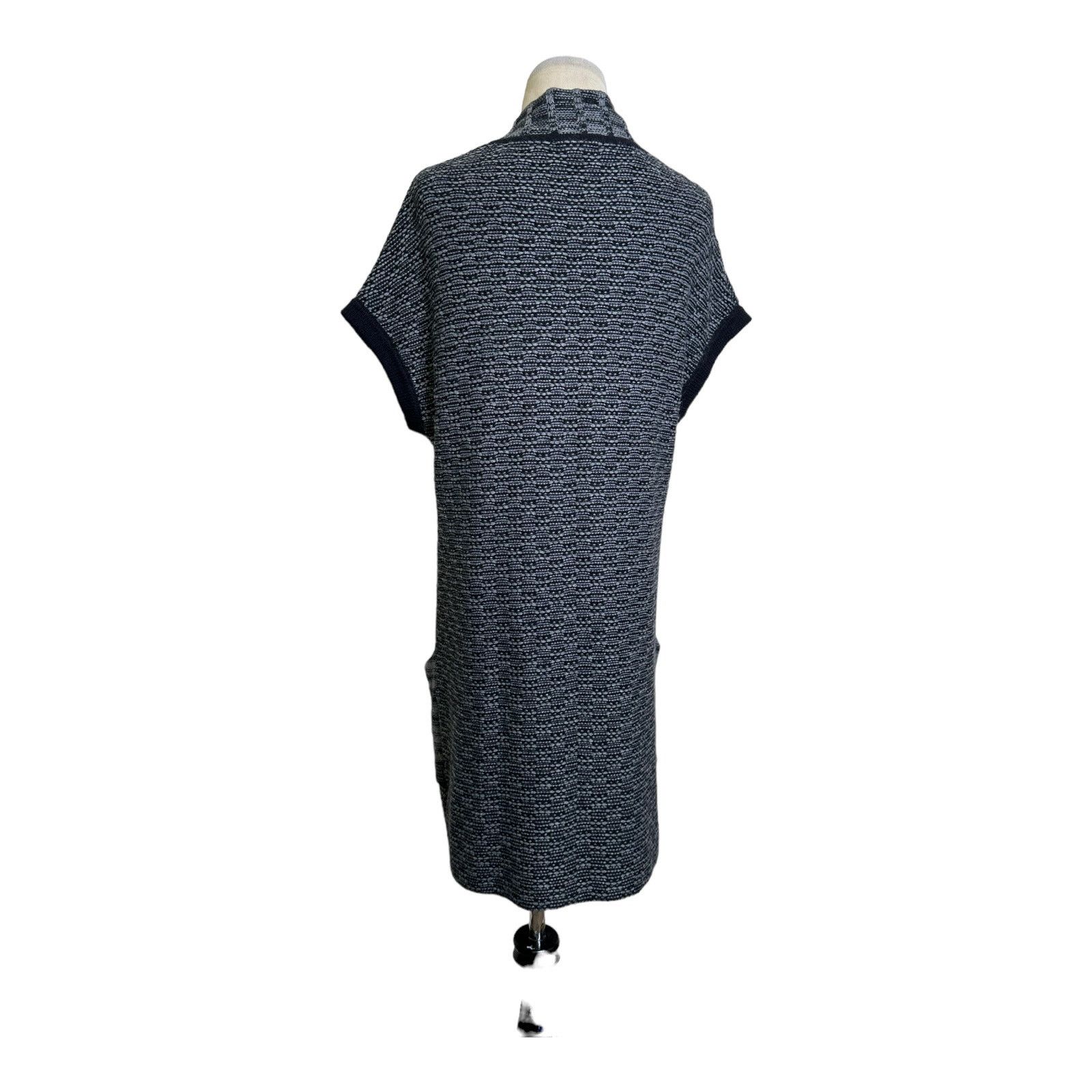 White + Warren White + Warren Black Gray Zip Up Sweater Duster M Size M / US 6-8 / IT 42-44 - 2 Thumbnail