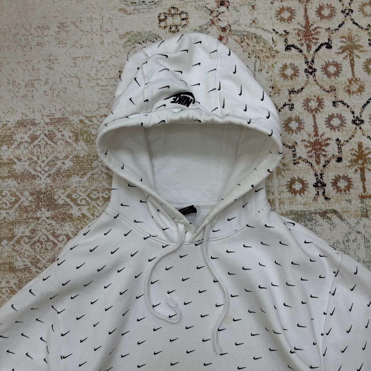 Nike Vintage Nike Hoodie Overprinted Monogram Logo Y2K 00s USA Size US XXL / EU 58 / 5 - 6 Thumbnail