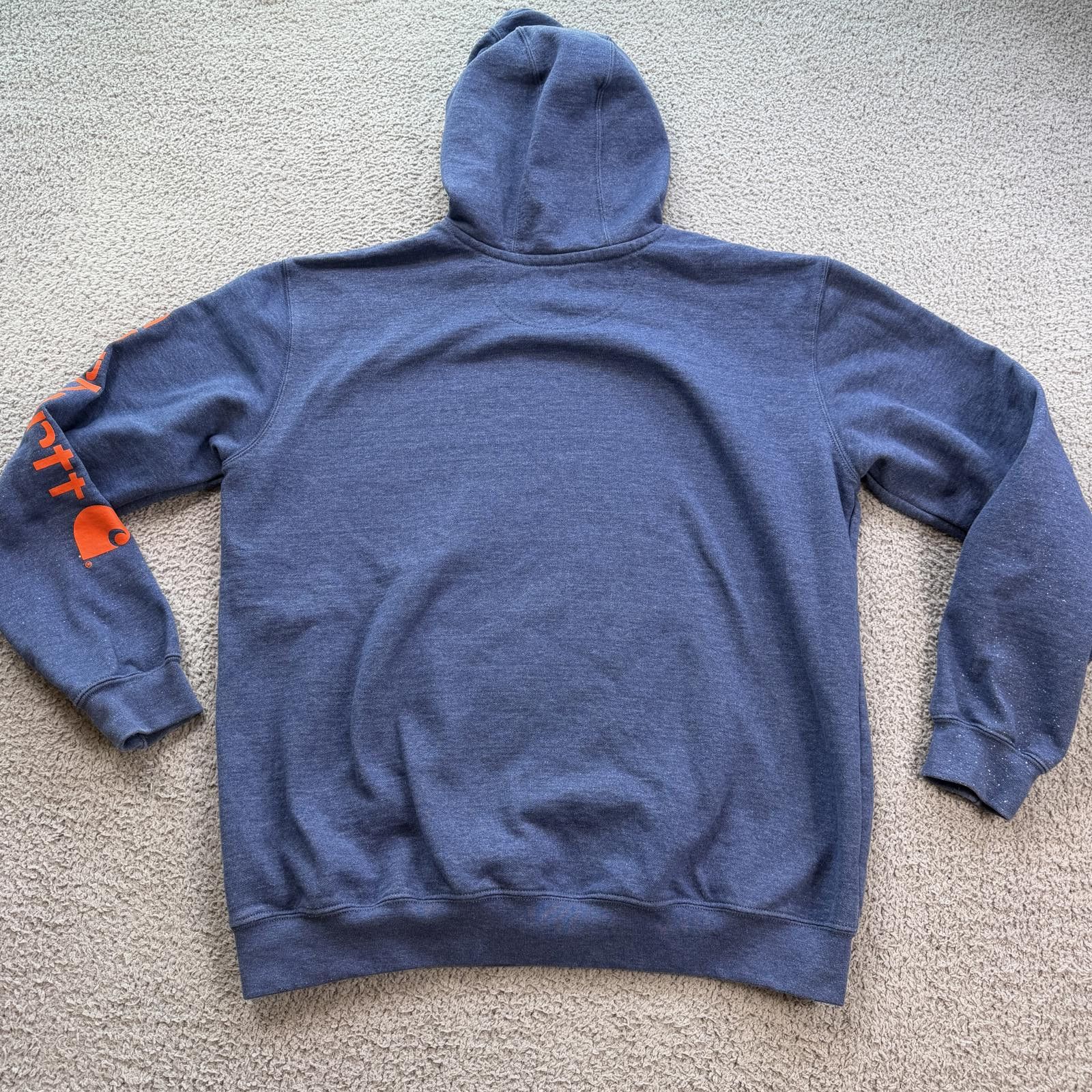 Carhartt Carhartt K288 Midweight Hoodie Men L Blue Original Fit Work Size US L / EU 52-54 / 3 - 5 Thumbnail