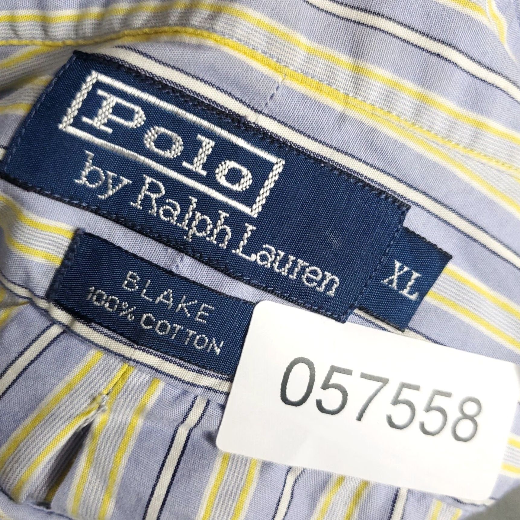 Ralph Lauren Ralph Lauren Button-Up Shirt Mens XL Blue Striped Long Sleeve Casual Size US XL / EU 56 / 4 - 7 Thumbnail