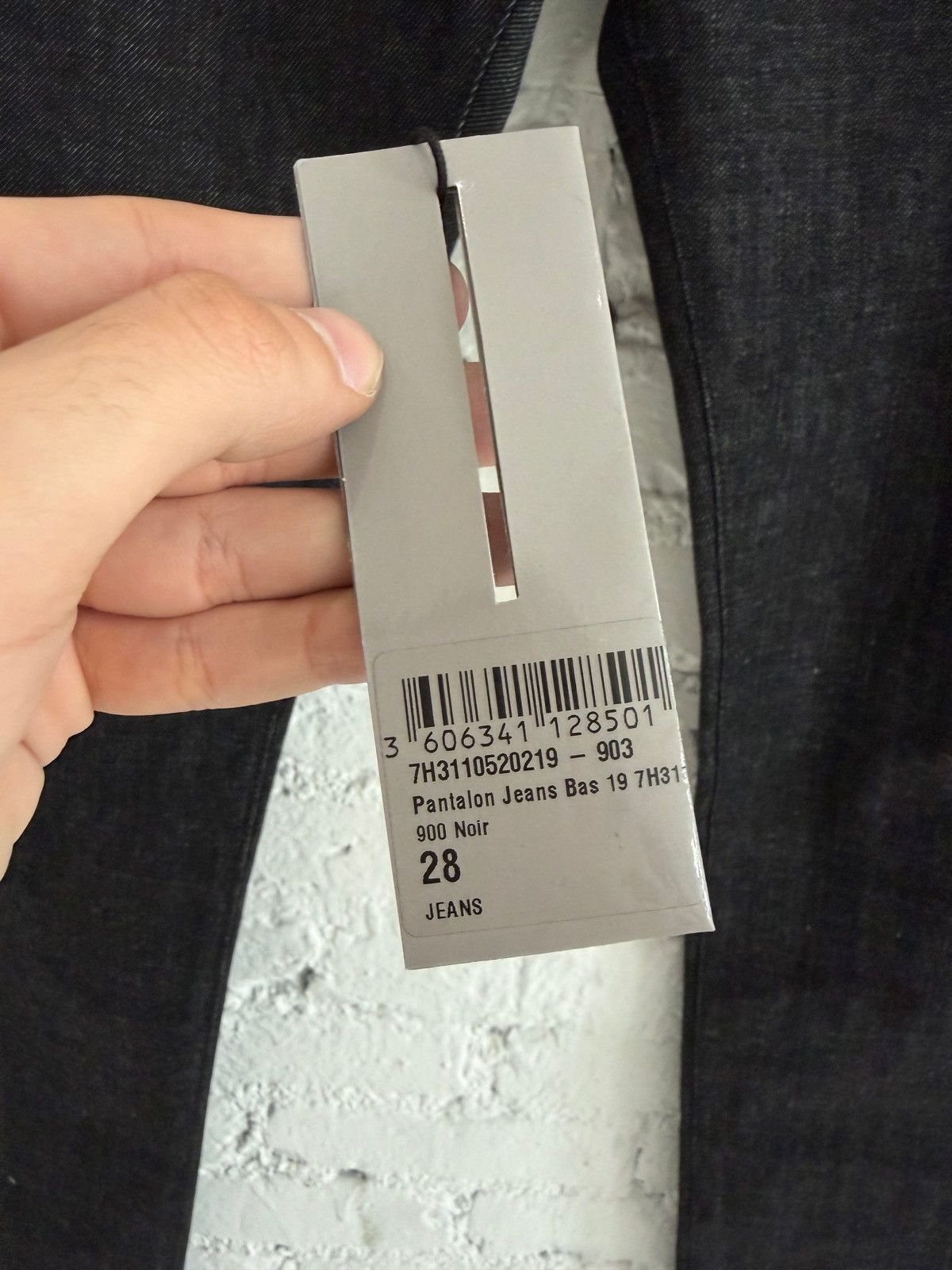 Dior A/W 2007 DIOR HOMME BLACK RAW DENIM Size US 28 / EU 44 - 4 Thumbnail