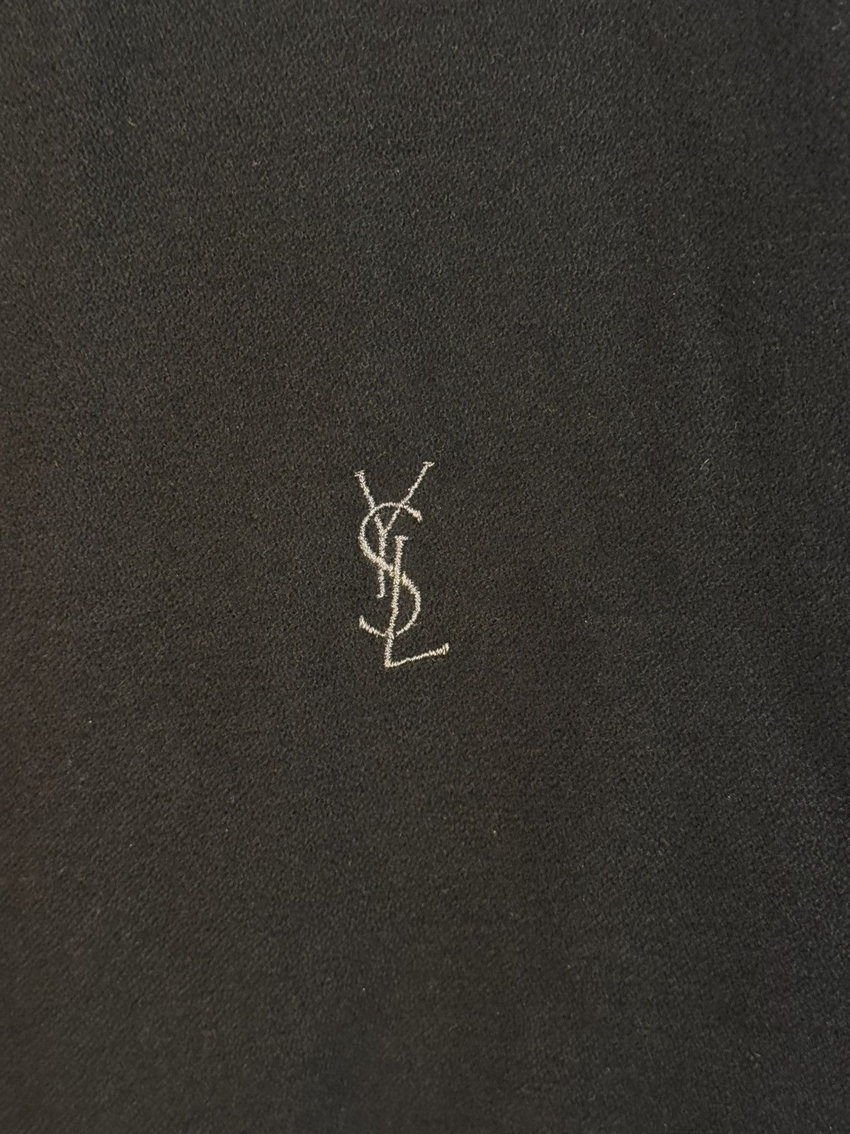 Yves Saint Laurent Black YSL Jacket Cotton Monogram Classic Bomber Zip Up Size US S / EU 44-46 / 1 - 4 Thumbnail