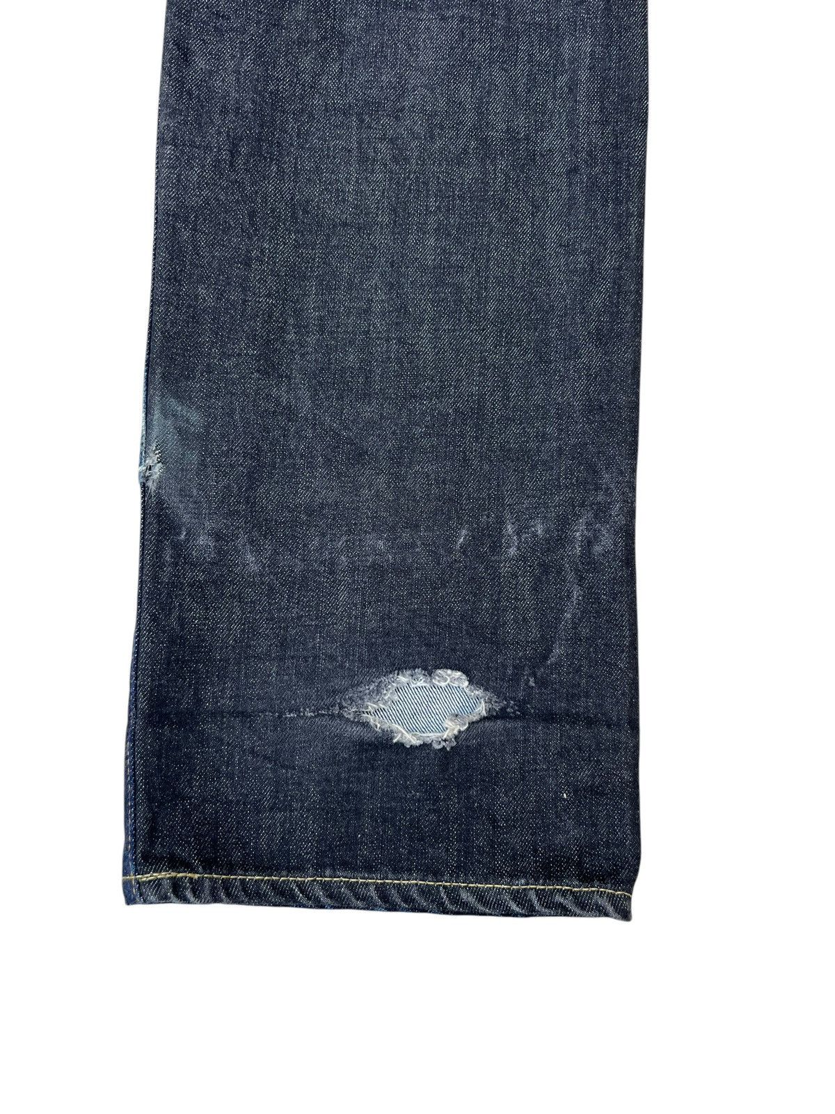Futura Vintage FUTURA Japan 2 Tones Denim Distressed Jeans Size US 34 / EU 50 - 20 Thumbnail