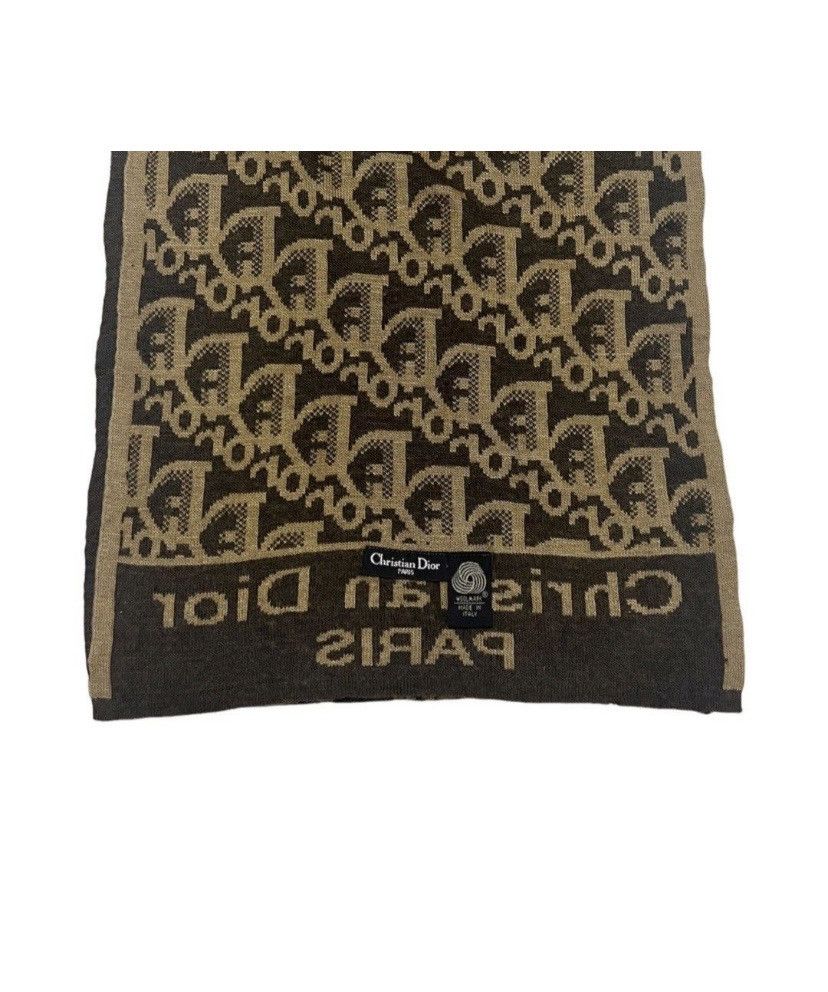 Christian Dior Monsieur Authentic Christian Dior Monogram Wool Scarf Size ONE SIZE - 3 Thumbnail