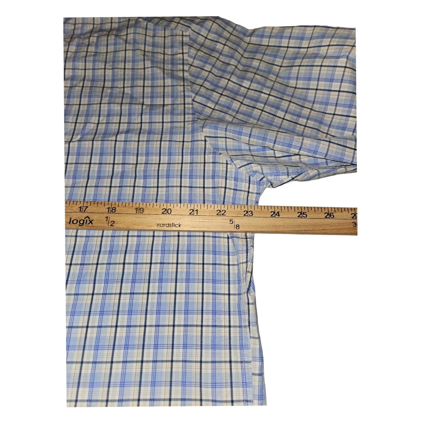 Tailorbyrd Tailorbyrd Button Up Shirt Men's Large Blue Tartan Check Casual Long Sleeve Size US L / EU 52-54 / 3 - 3 Thumbnail