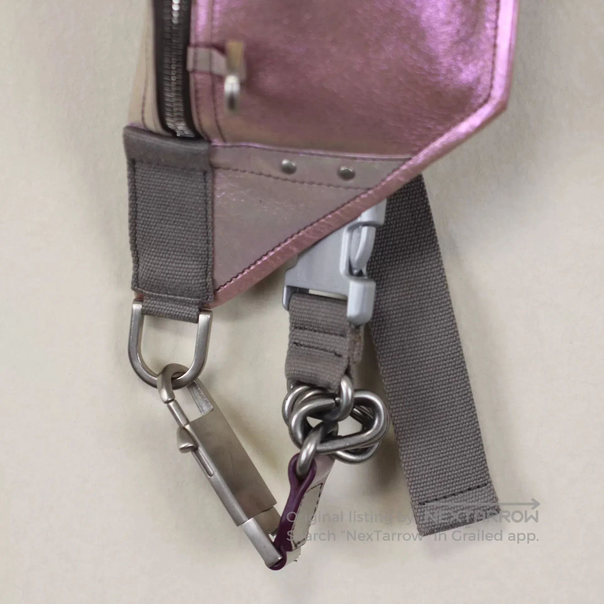 Rick Owens Rick Owens Laser Leather Shoulder Bag. Size ONE SIZE - 3 Thumbnail