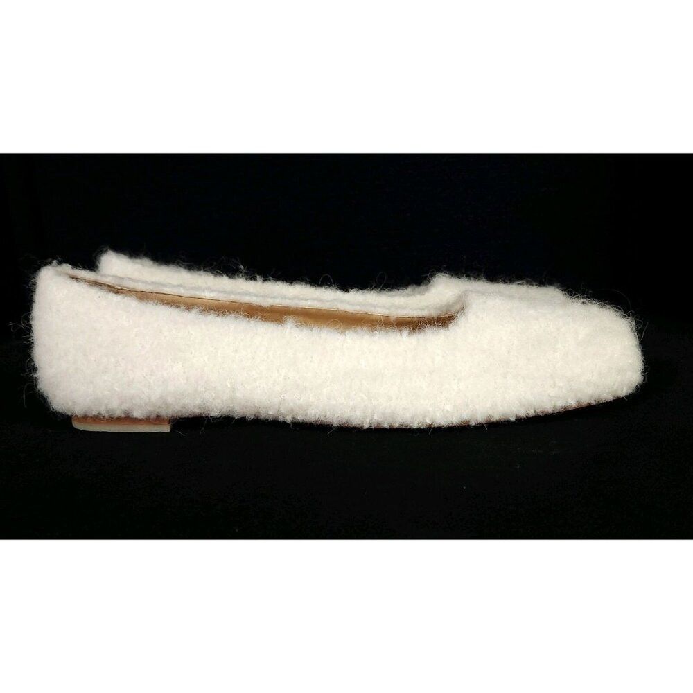 KIMHEKIM KIMHEKIM Boucle Ballerina Flats Size 39 US 9 Ivory Size US 9 / IT 39 - 5 Thumbnail