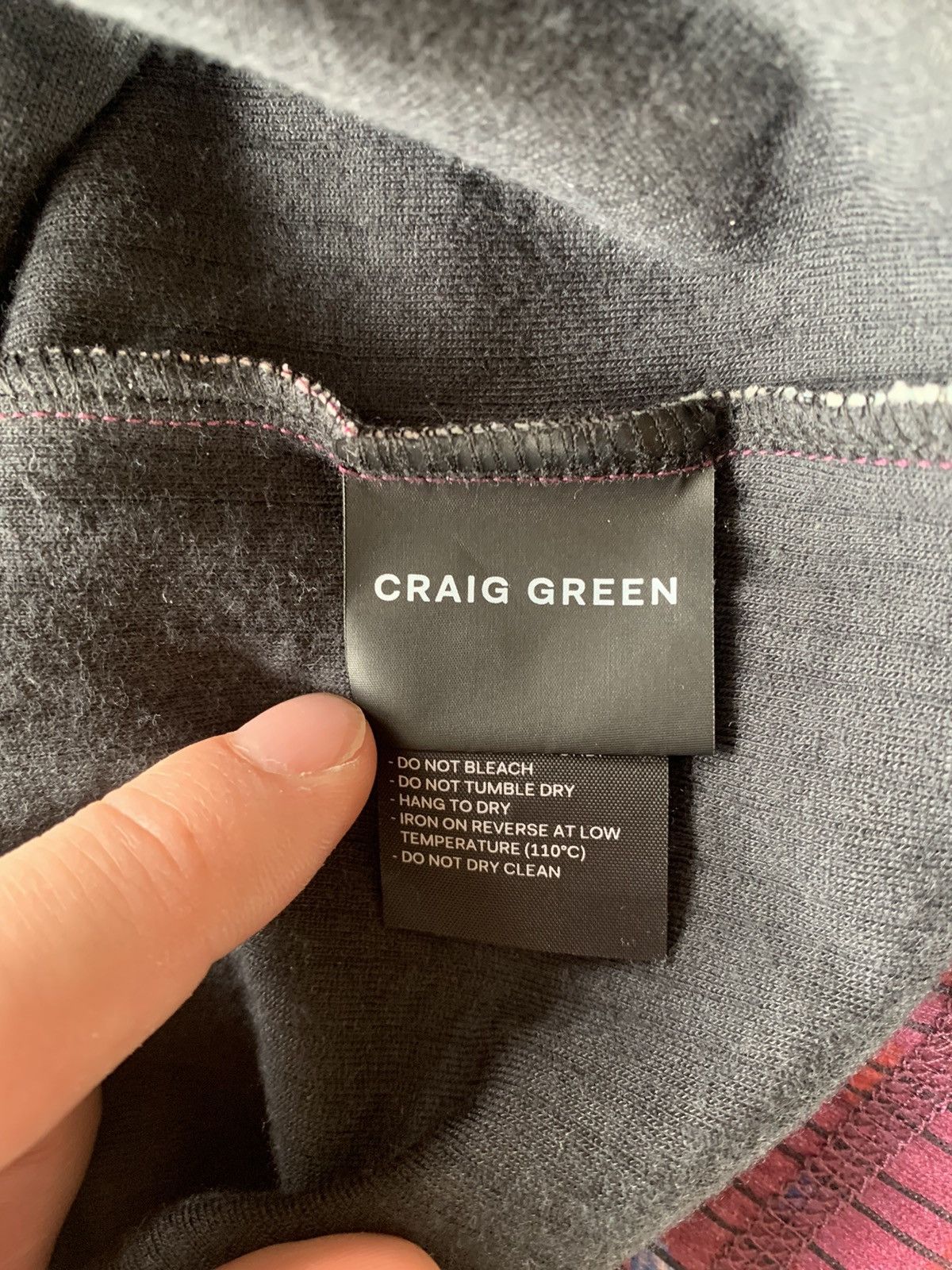 Craig Green SS19 vibrating floral line stitch sweater Size US L / EU 52-54 / 3 - 4 Thumbnail