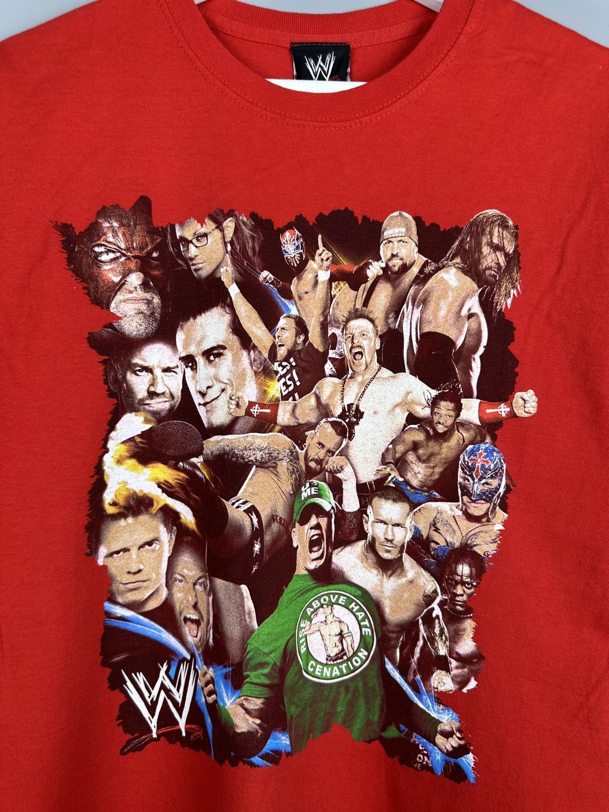 Vintage WWE Raw vs Smackdown Wrestling T Shirt Graphic Tee Size US M / EU 48-50 / 2 - 5 Thumbnail
