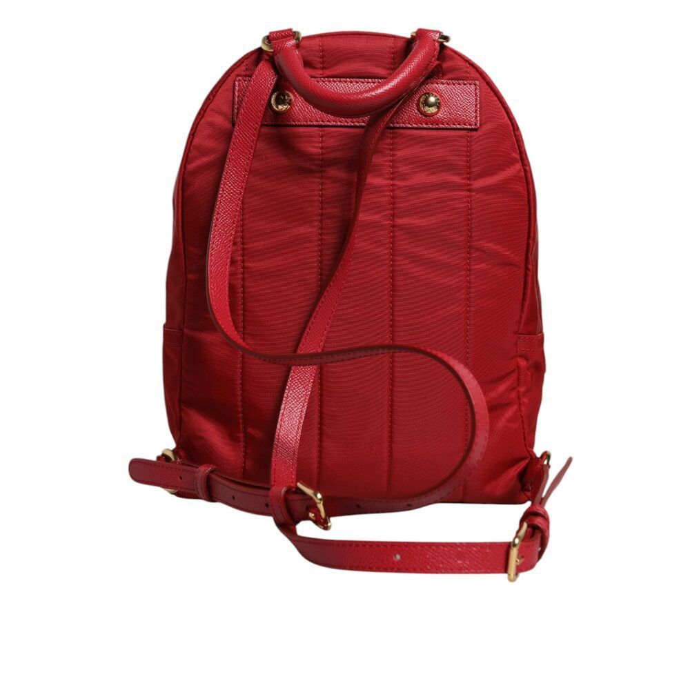 Dolce & Gabbana Dolce & Gabbana Red #DGFAMILY VULCANO Embellishment Backpack Size ONE SIZE - 4 Thumbnail