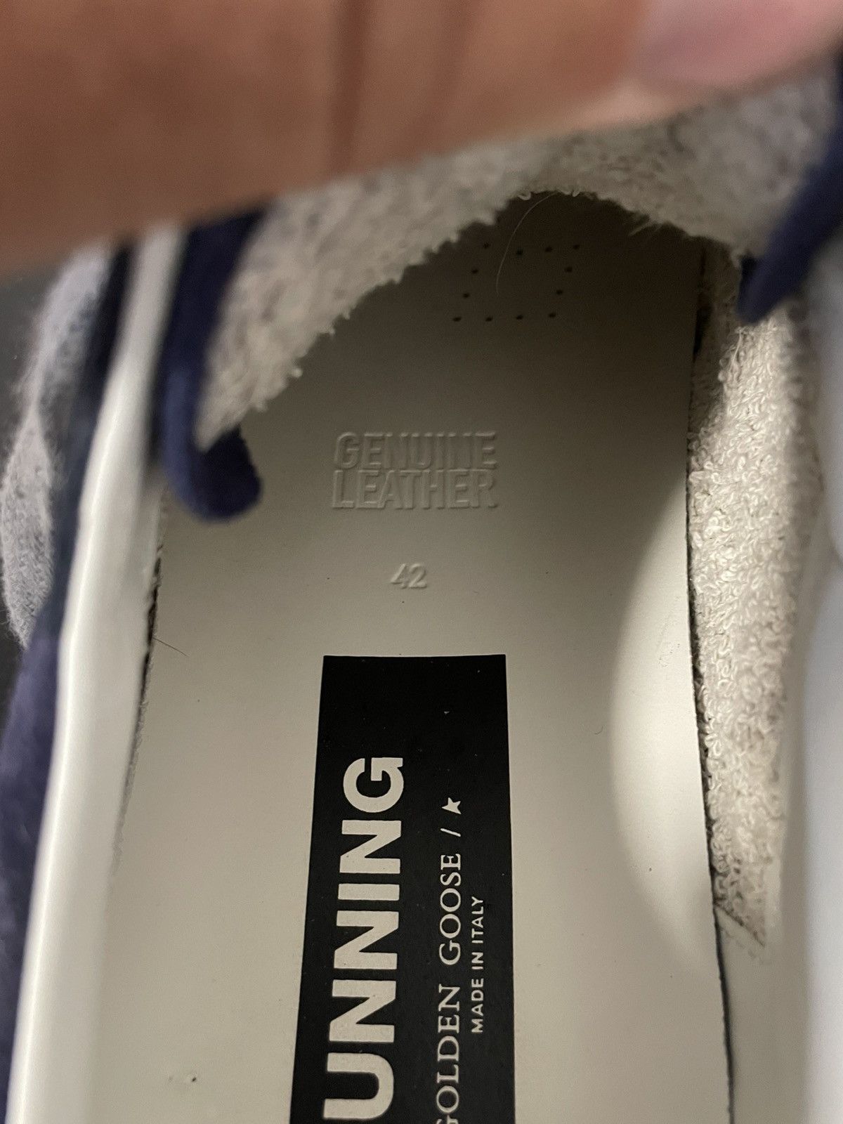 Golden Goose Golden Goose RUNNING SOLE GAMBETTI SPEZZATI EDGE AROUND 42 Size US 9.5 / EU 42-43 - 6 Thumbnail